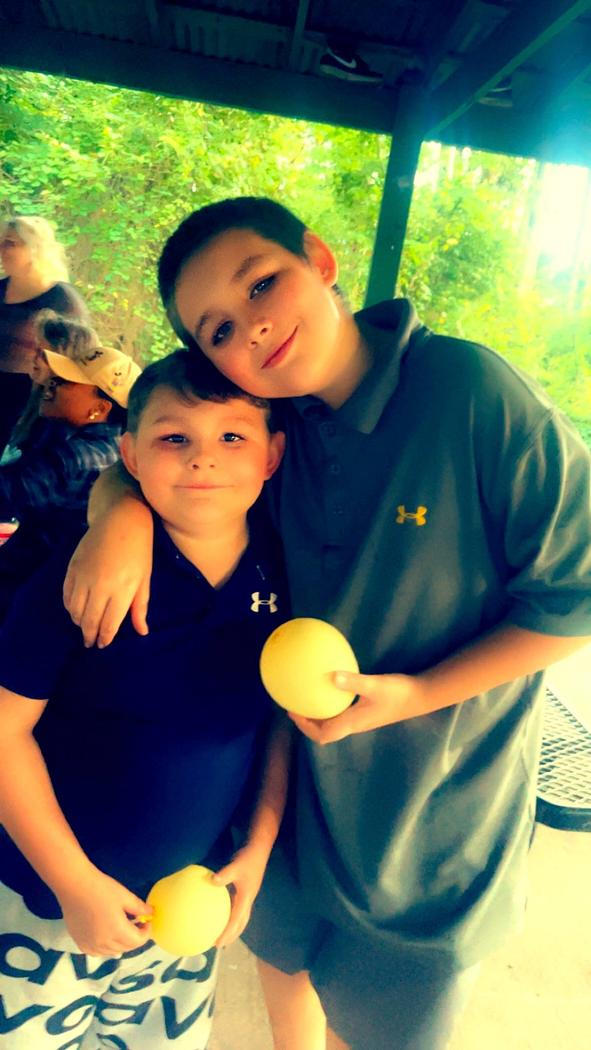 Jordyn joined the competition — help win amazing prizes! child, event, facial_expression, flash_photography, fun, gesture, happy, hat, human, interaction, joy, leisure, people_in_nature, person, recreation, shirt, shorts, smile, standing, t_shirt