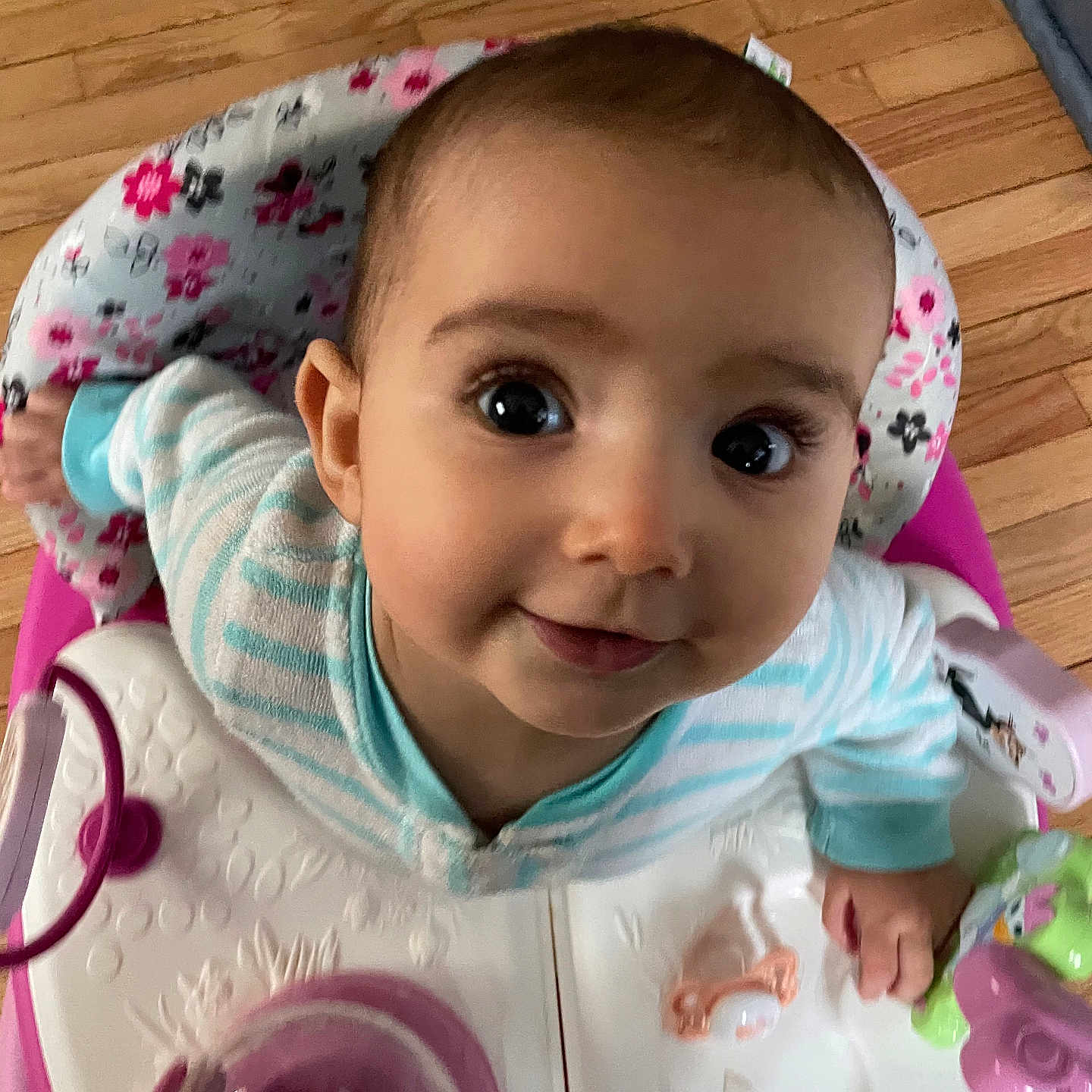 Valerie joined the competition — help win amazing prizes! baby, babylaughing, chair, cream, cutlery, dessert, dish, eating, face, food, furniture, happy, head, icing, meal, person, photography, portrait, smile, spoon