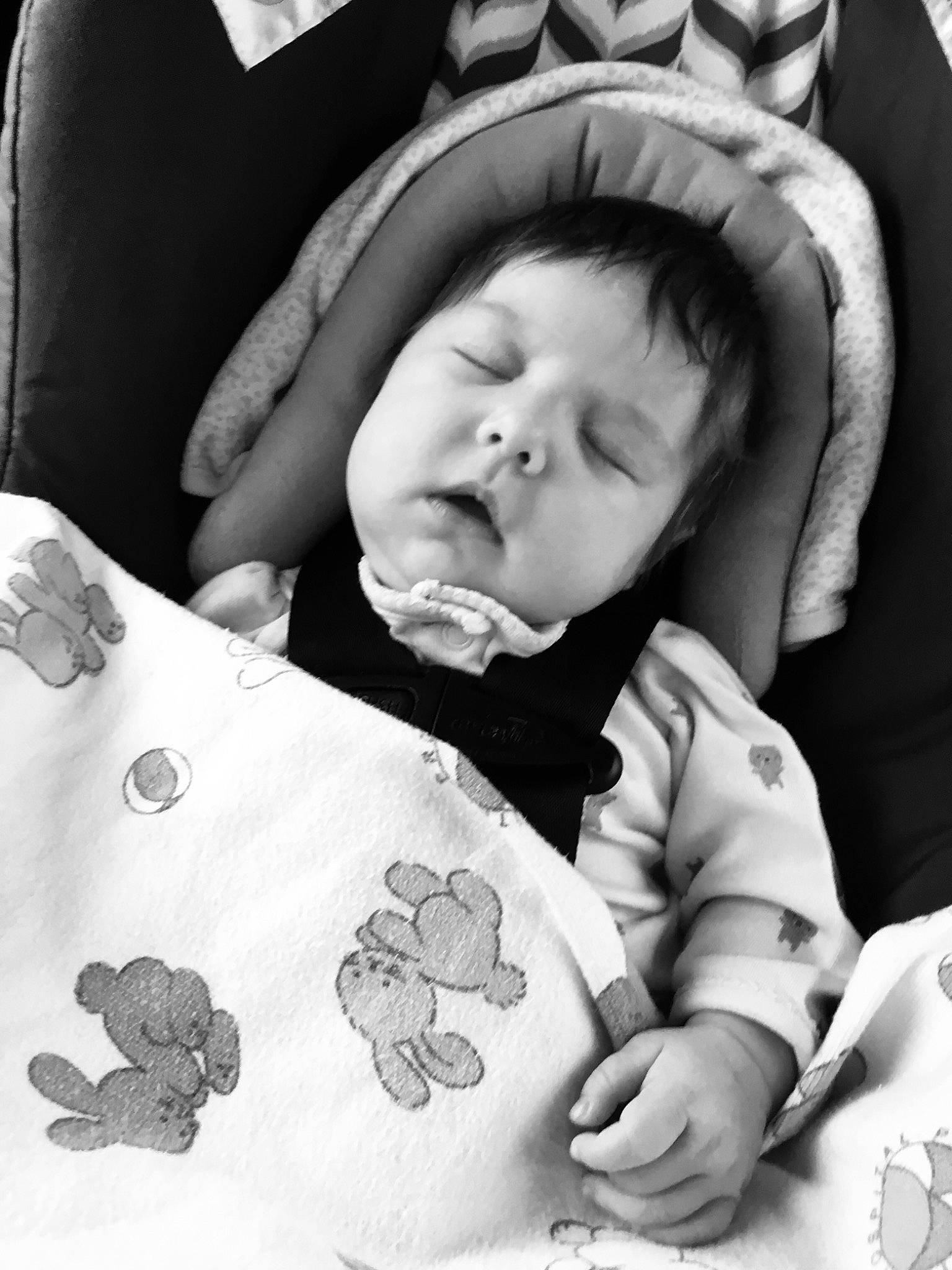 Venus joined the competition — help win amazing prizes! baby, baby_sleeping, bedtime, birth, black_and_white, cheek, child, facial_expression, gesture, hand, happy, monochrome, monochrome_photography, nap, person, photograph, photography, sleep, smile, style