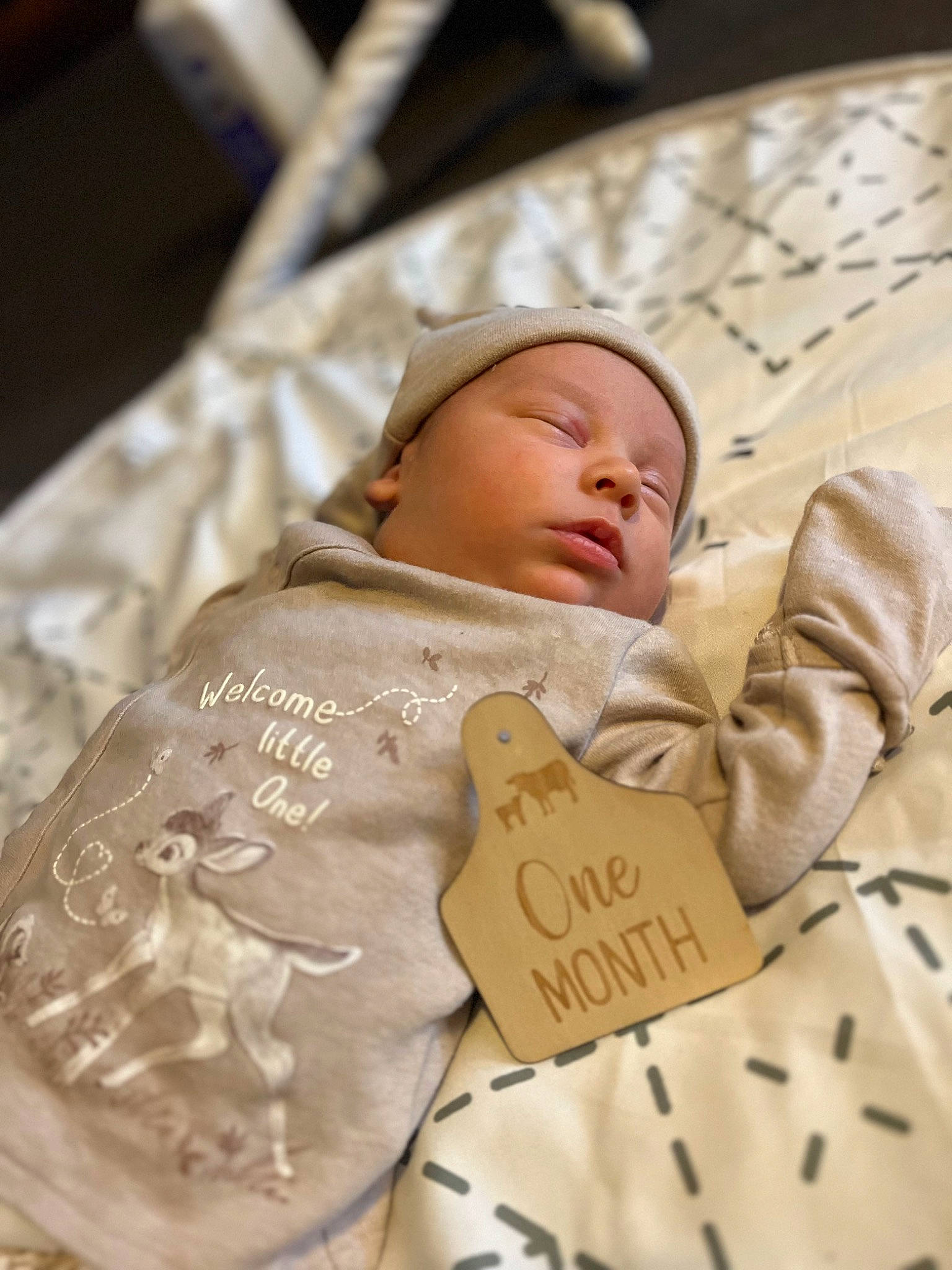 Jackson is registered to the contest to win money with this photo: baby, baby_sleeping, baby_toddler_clothing, bedding, bedtime, child, comfort, event, facial_expression, font, fur, gesture, happy, linens, pattern, person, product, room, skin, sleeve