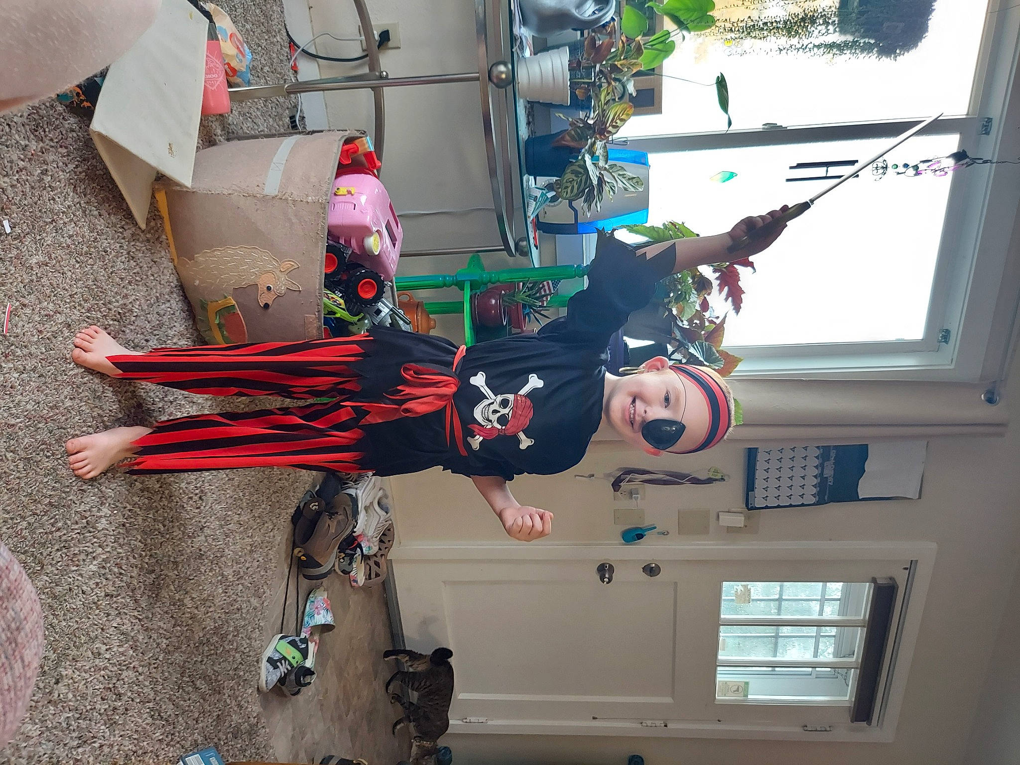 James joined the competition — help win amazing prizes! adventure, boot, building, carmine, fictional_character, fun, headwear, joy, luggage_and_bags, machine, person, recreation, room, walking_shoe, window