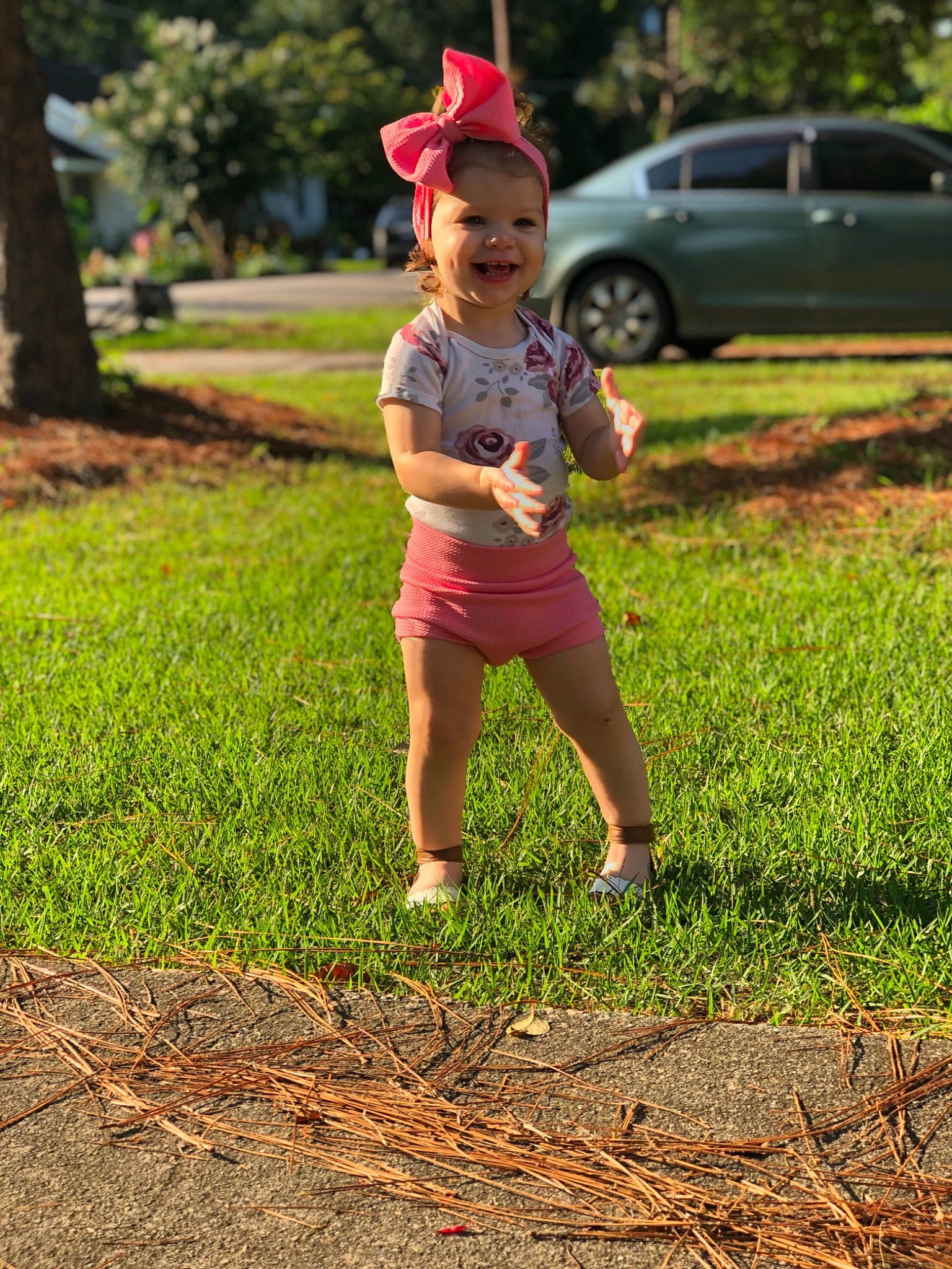 Mckynleigh Brielle joined the competition — help win amazing prizes! car, child, fun, grass, grass_family, happy, headwear, joy, lawn, leaf, leisure, person, photography, plant, recreation, soil, summer, toddler, tree, vacation