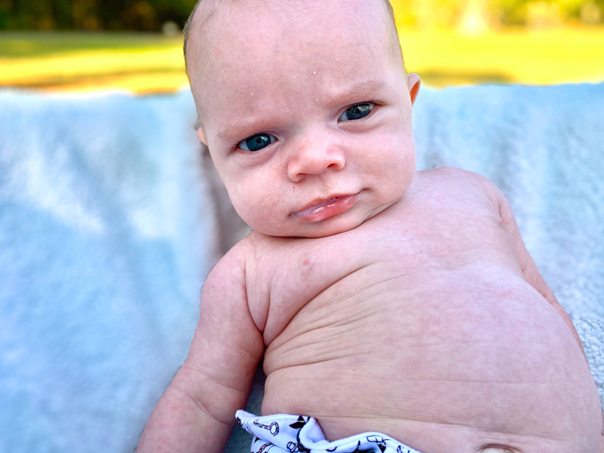 Kacey joined the competition — help win amazing prizes! baby, beauty, cheek, child, close_up, eye, face, head, human, lip, male, mouth, muscle, nose, person, product, skin, smile, summer, toddler