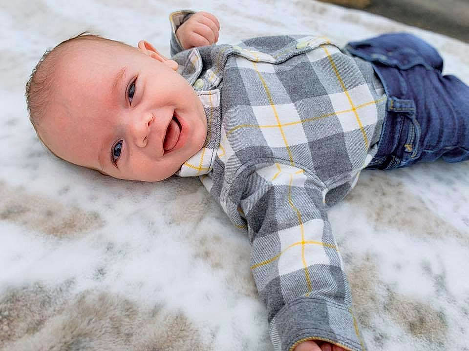 Kacey joined the competition — help win amazing prizes! baby, baby_sleeping, blanket, child, comfort, design, joy, pattern, person, plaid, skin, sleep, tartan, textile, toddler