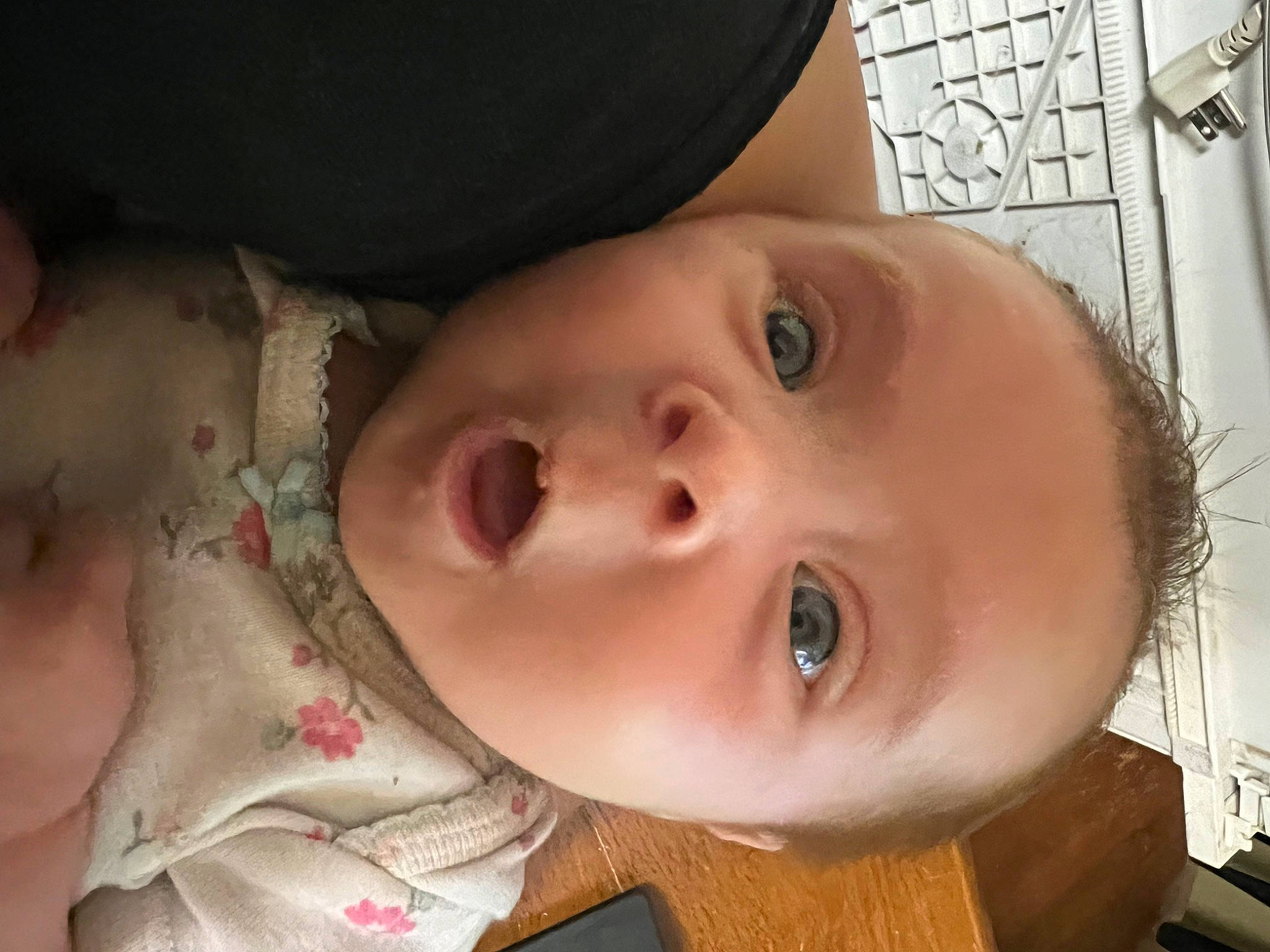 Ariya joined the competition — help win amazing prizes! baby, baby_toddler_clothing, cheek, child, computer_keyboard, ear, eye, eyelash, face, fun, happy, iris, lip, mouth, nose, person, room, skin, smile, toddler