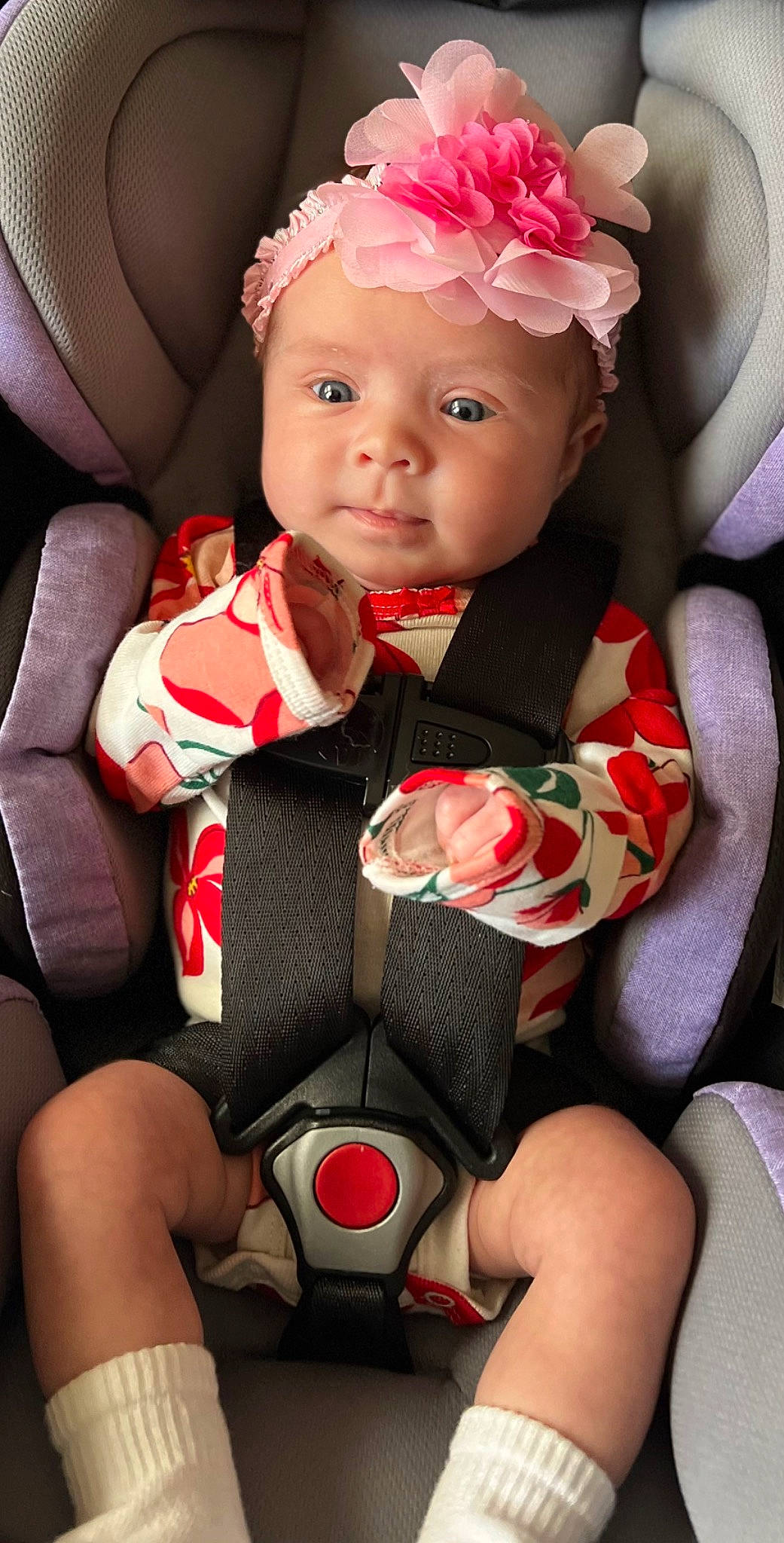Ariya joined the competition — help win amazing prizes! baby, baby_products, baby_toddler_clothing, cheek, child, comfort, dress, embellishment, flash_photography, happy, headwear, leg, lip, nail, person, pink, red, skin, sleeve, thigh