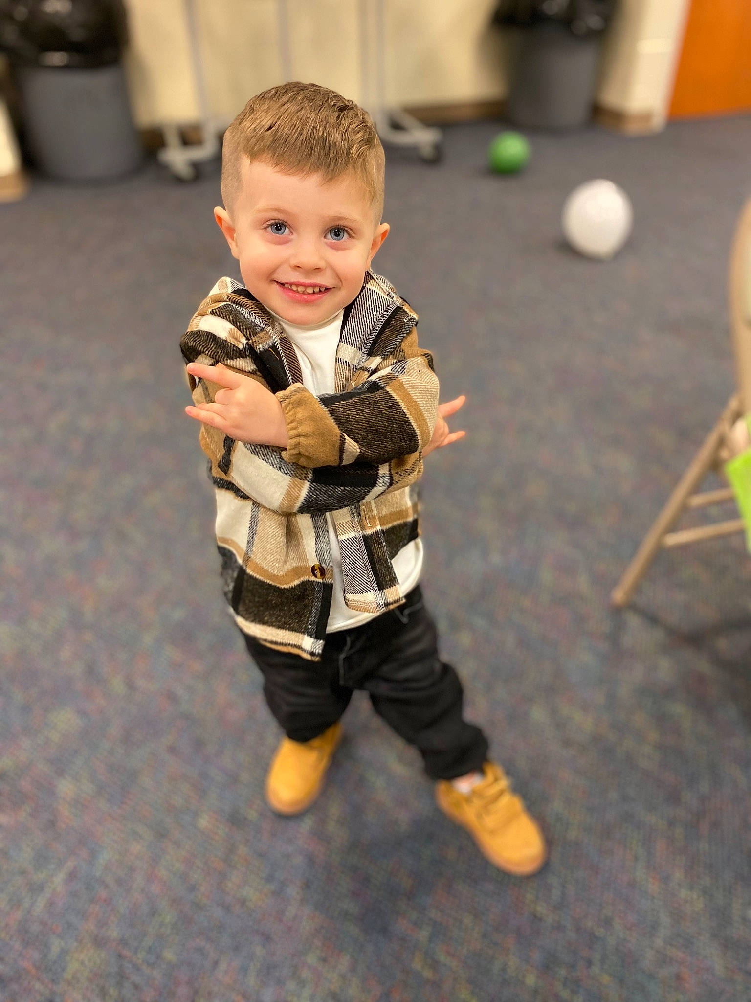 Draco joined the competition — help win amazing prizes! baby, baby_toddler_clothing, carpet, child, face, floor, flooring, flowerpot, fun, fur, happy, hardwood, head, joy, pattern, person, play, sitting, sleeve, smile