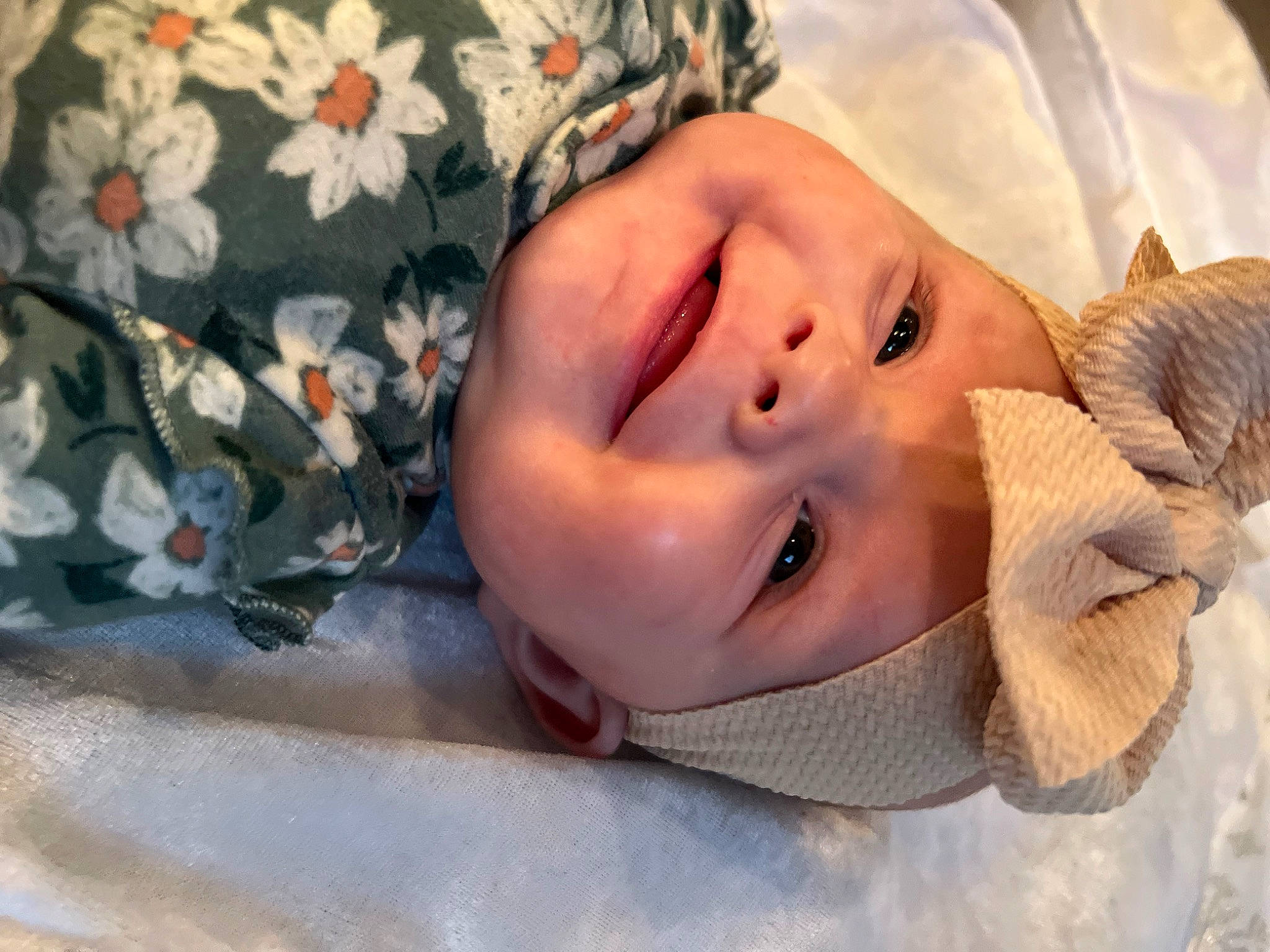 Sage joined the competition — help win amazing prizes! baby, cheek, chin, eye, eyebrow, eyelash, face, happy, head, headgear, headwear, iris, lip, mammal, mouth, nose, person, skin, smile, textile