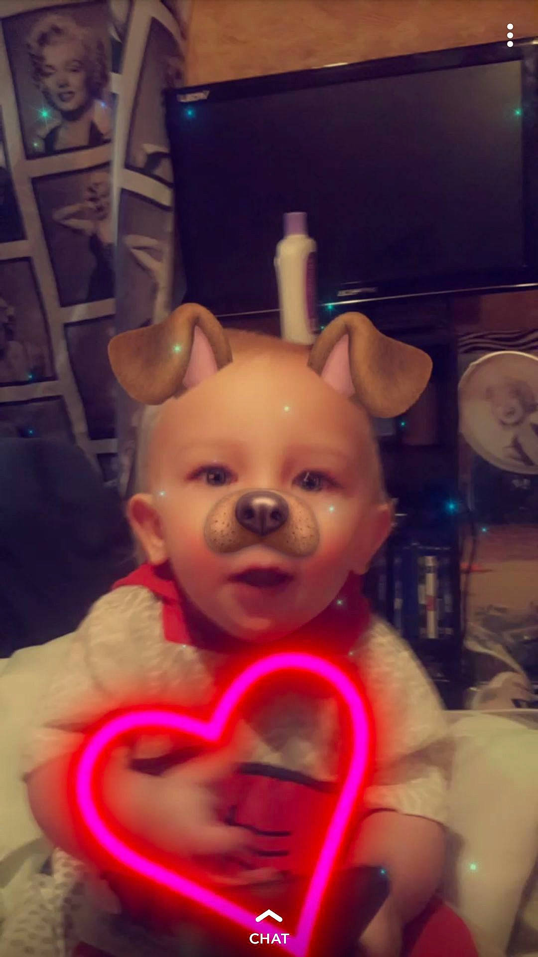 Dakoda is registered to the contest to win money with this photo: canidae, child, companion_dog, dog_breed, ear, fawn, head, human_body, organ, person, pink, skin, snout, toy