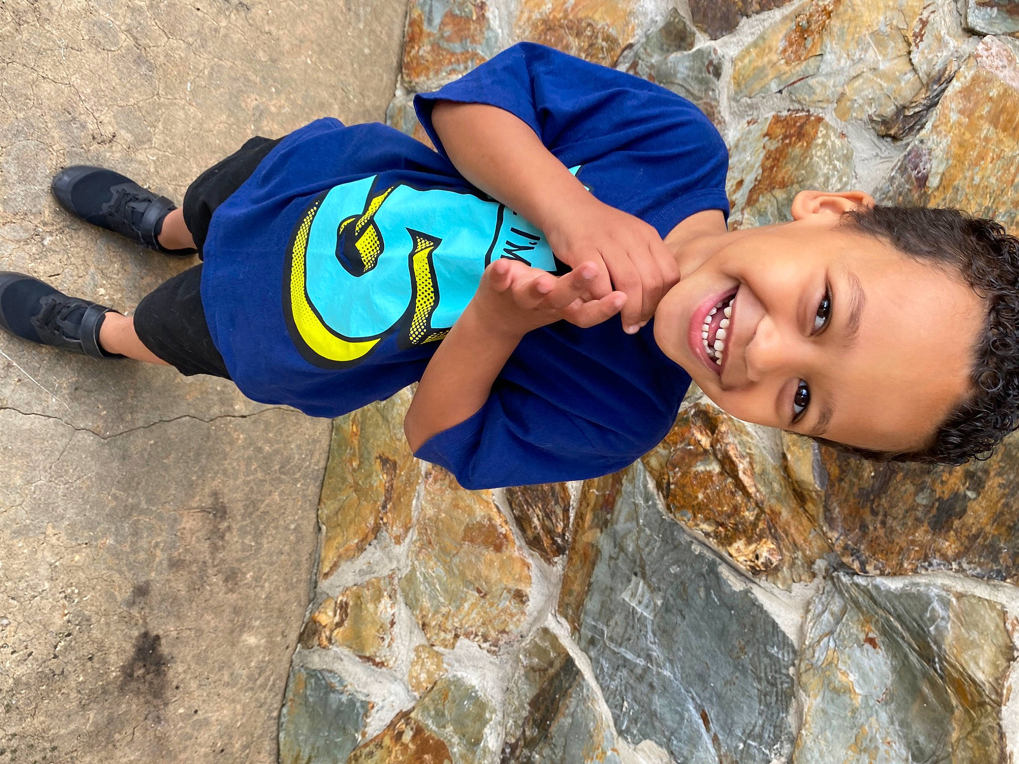 Malachi joined the competition — help win amazing prizes! adventure, azure, child, electric_blue, eye, fun, gesture, grass, happy, human_body, joy, landscape, leisure, people_in_nature, person, recreation, sand, sleeve, smile, soil