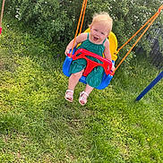 Davina joined the competition — help win amazing prizes! baby, backyard, clothing, face, footwear, grass, head, nature, outdoorplayarea, outdoors, park, person, photography, plant, playarea, portrait, sandal, tree, vegetation, yard