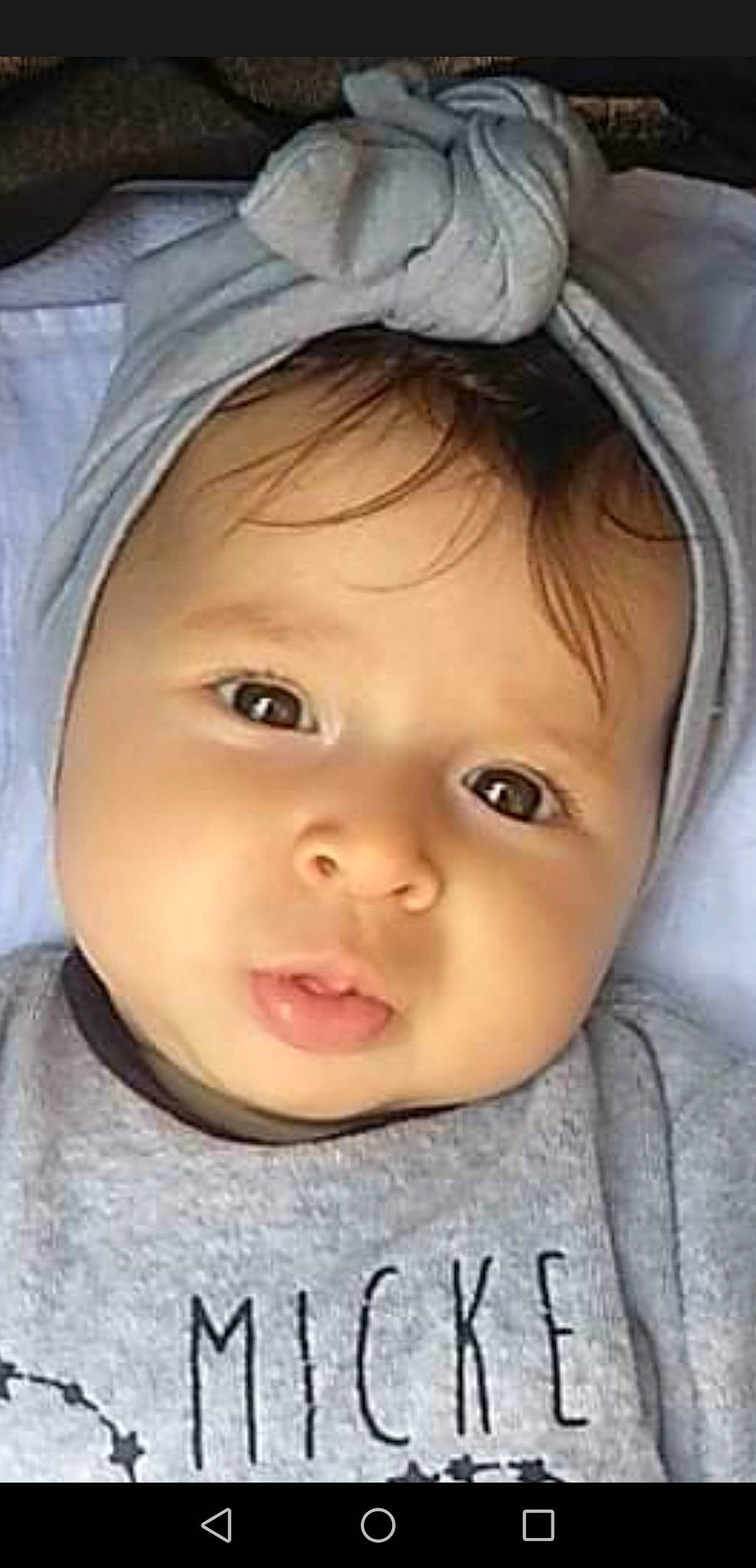 Victoria Angelika participe au concours pour gagner de l'argent avec cette photo : baby, baby_toddler_clothing, black_hair, cap, cheek, child, close_up, eyebrow, eyelash, forehead, happy, headgear, jaw, lip, no_expression, nose, person, skin, sleeve, smile