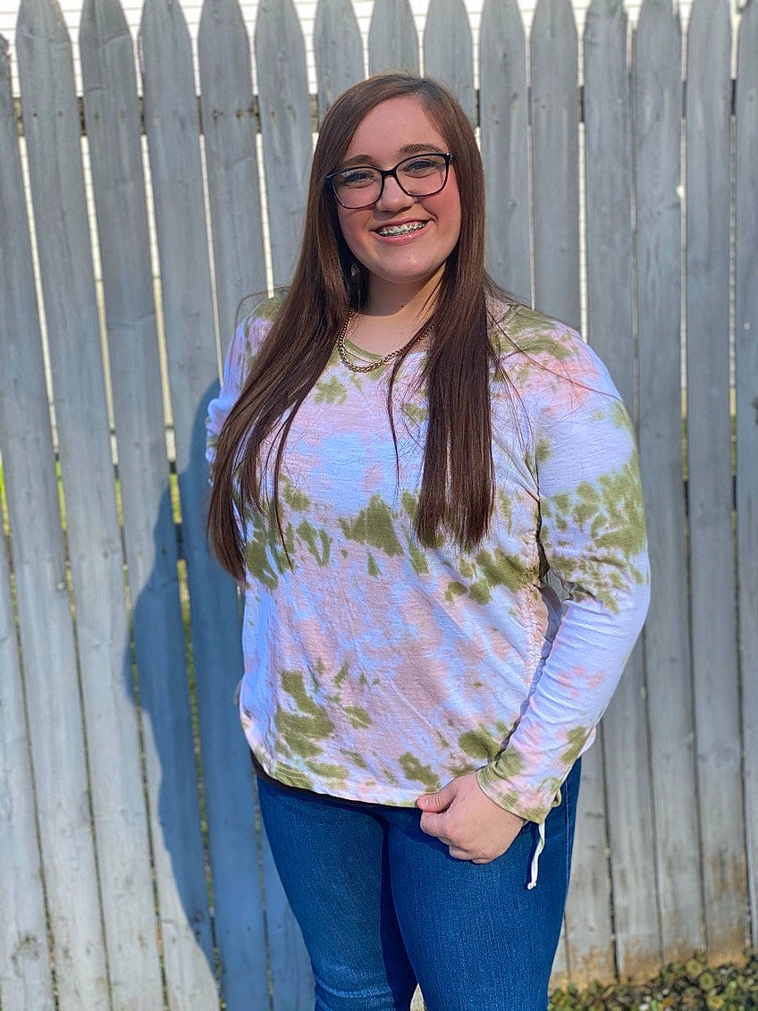 Kaleigh joined the competition — help win amazing prizes! cool, eye, eyewear, facial_expression, fence, glasses, hair, happy, head, joy, knee, organ, person, sleeve, smile, street_fashion, thigh, trunk, vision_care, waist