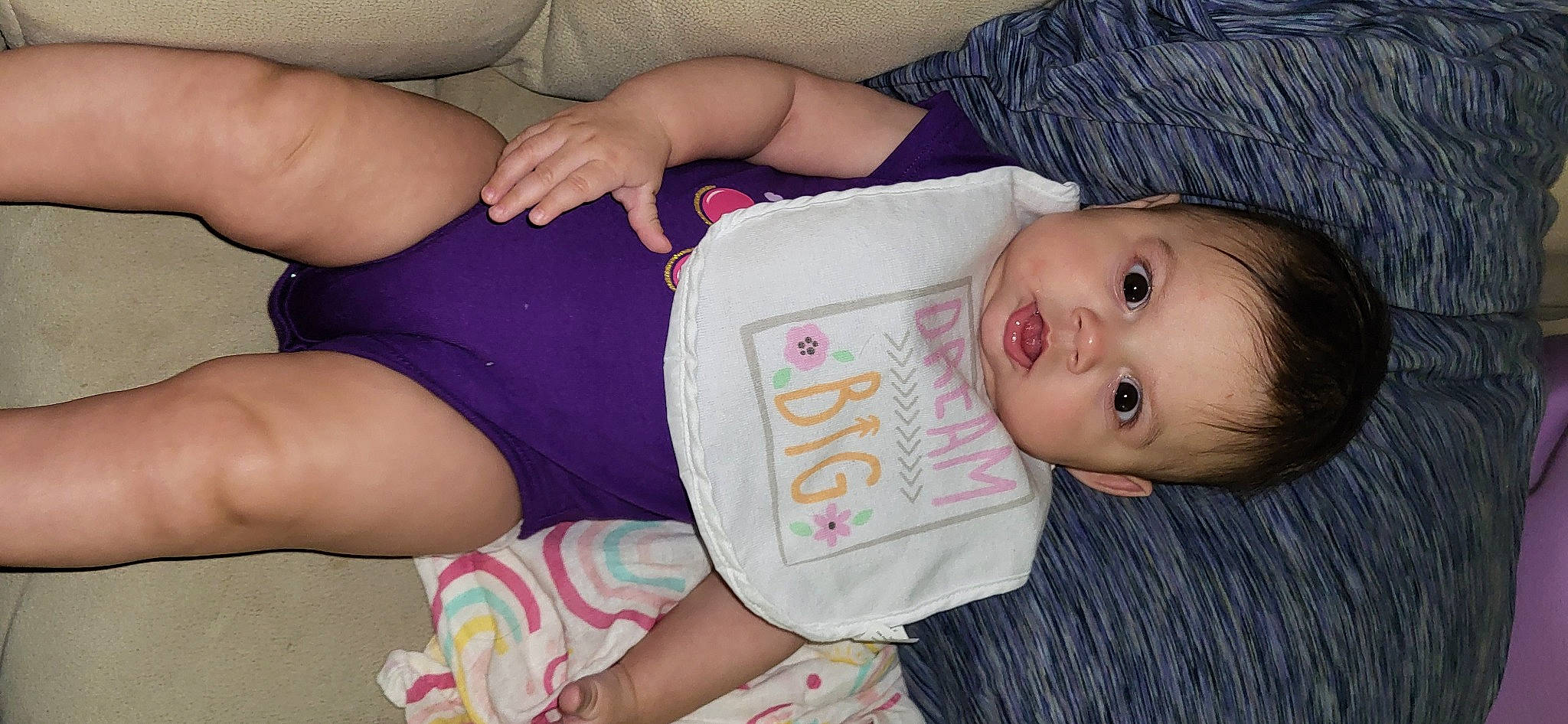 Kaylee is registered to the contest to win money with this photo: baby, baby_toddler_clothing, cheek, elbow, eyelash, finger, hand, headgear, human_body, human_leg, lip, mouth, nose, organ, person, pink, skin, sleeve, textile, thigh