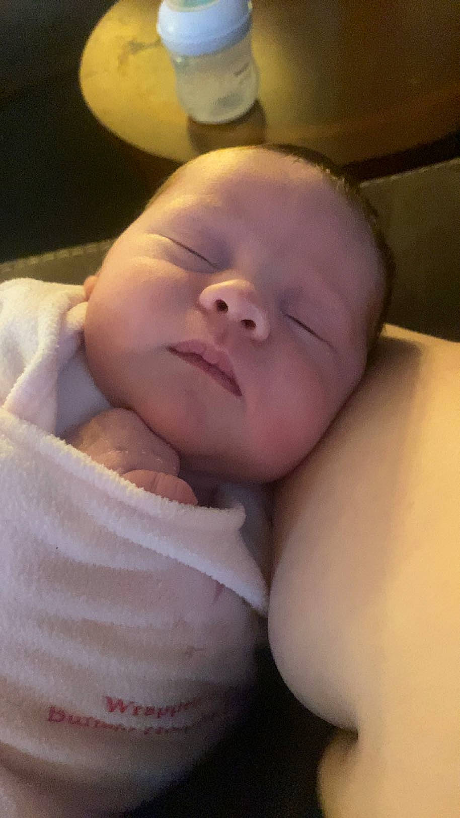 Ryleigh joined the competition — help win amazing prizes! abdomen, baby, baby_products, baby_sleeping, baby_toddler_clothing, bedtime, cheek, chest, child, comfort, ear, eye, human_body, iris, linens, lip, nose, person, sleep, thumb