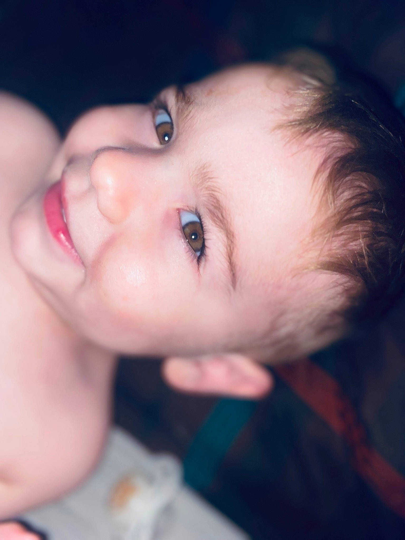 Kaysen joined the competition — help win amazing prizes! baby, black_hair, cheek, chin, ear, eyebrow, eyelash, flash_photography, forehead, gesture, happy, human_body, iris, jaw, joy, lip, mouth, neck, nose, person