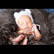 Oliver joined the competition — help win amazing prizes! baby, bear_ears, blanket, child, closeup, cozy, cute, feet, fluffy, hands, hat, infant, newborn, peaceful, portrait, resting, sleeping, soft, warm, white_hat