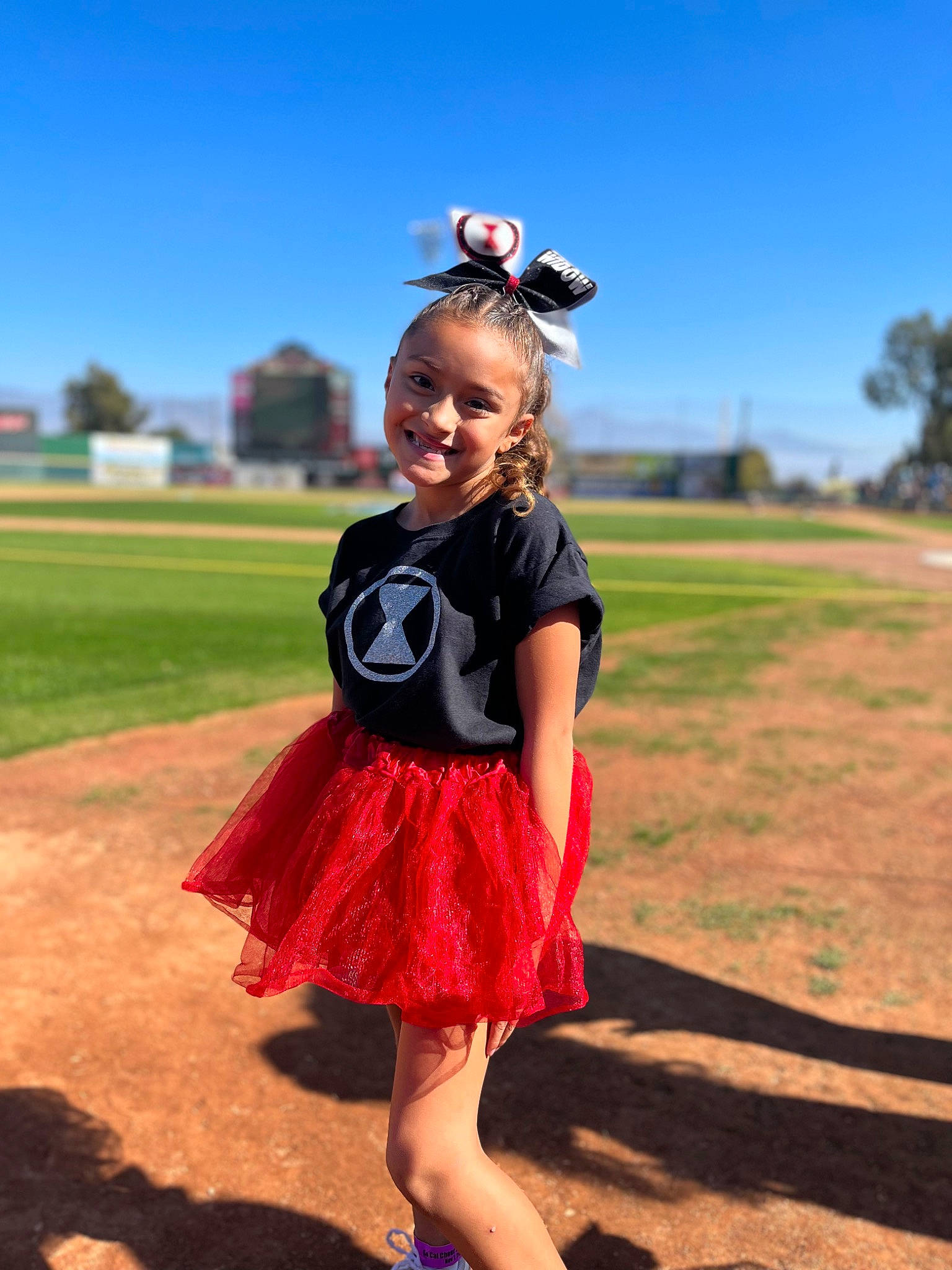 Melissa Navarette joined the competition — help win amazing prizes! dress, electric_blue, fun, grass, grassland, happy, joy, landscape, leisure, magenta, person, plaid, plant, recreation, red, sky, smile, tartan, toddler, tree