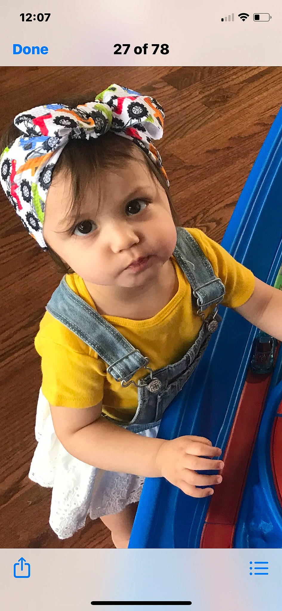 Elle joined the competition — help win amazing prizes! baby, baby_toddler_clothing, beauty, blue, cap, child, cool, electric_blue, face, fun, hairstyle, happy, headband, headgear, headpiece, iris, organ, person, skin, sleeve