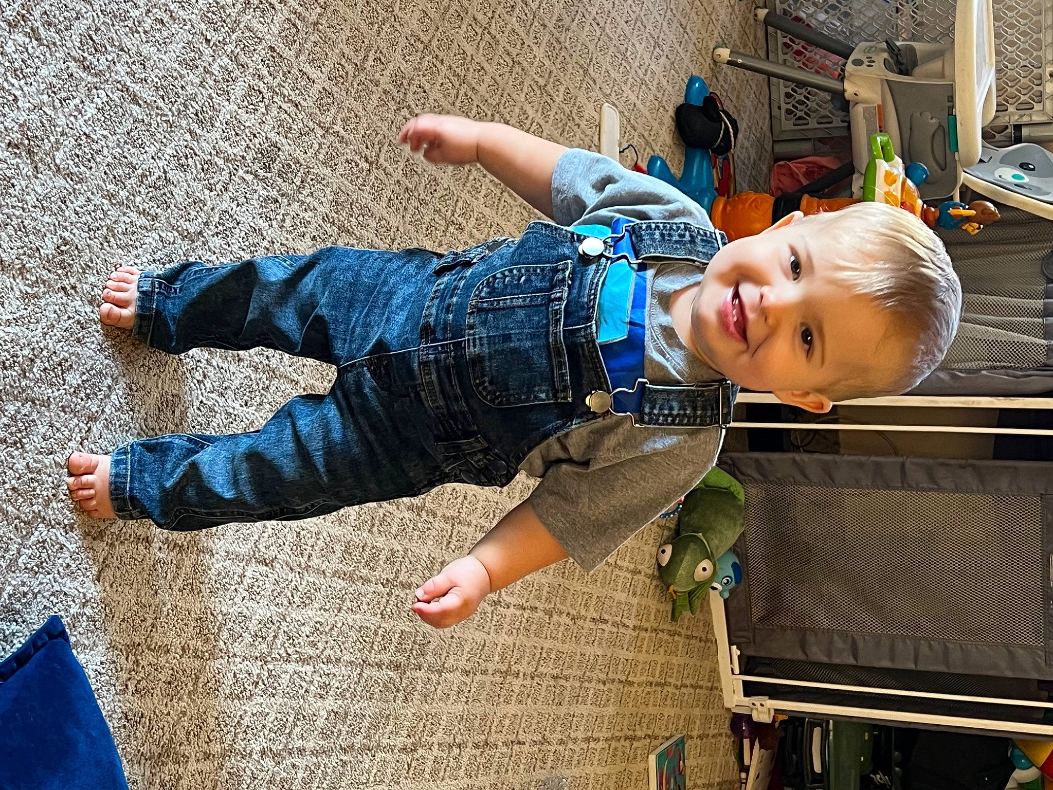 Kayden joined the competition — help win amazing prizes! asphalt, baby_toddler_clothing, blue, child, denim, electric_blue, flash_photography, fun, grass, happy, human_leg, joy, leisure, pattern, people_in_nature, person, play, sitting, smile, t_shirt