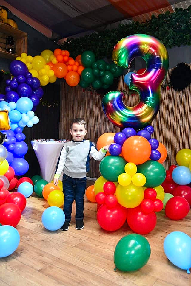 Emanuel joined the competition — help win amazing prizes! arch, ball, balloon, child, event, fun, joy, leisure, party, party_supply, person, photograph, plastic, play, recreation, snapshot, t_shirt, toddler, toy, yellow