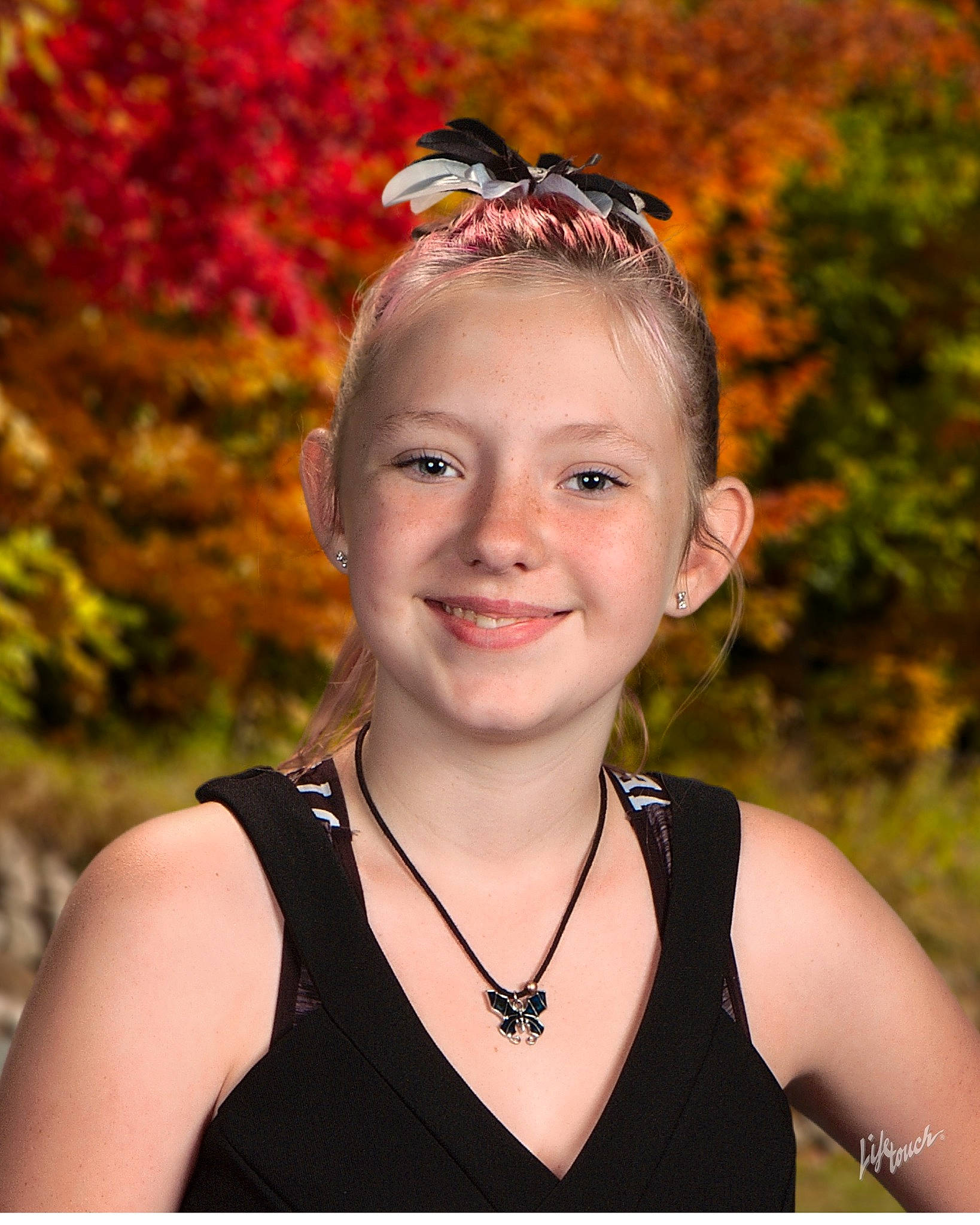 Kaitlynn joined the competition — help win amazing prizes! beauty, child, child_model, facial_expression, fun, girl, hair_accessory, hairstyle, happiness, headgear, headpiece, joy, person, photograph, photography, plant, portrait_photography, skin, smile, tree