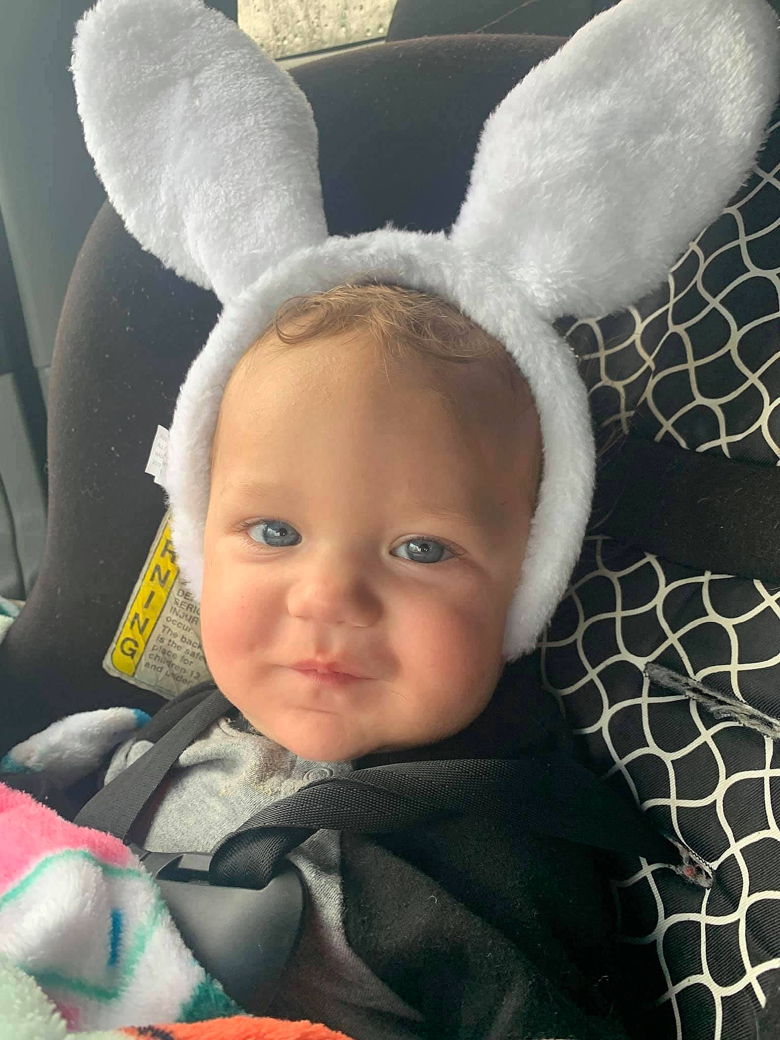 Cason joined the competition — help win amazing prizes! baby, baby_toddler_clothing, black, comfort, cool, eye, eyebrow, hair, happy, head, headgear, human_body, nose, organ, outerwear, person, product, skin, textile, toddler
