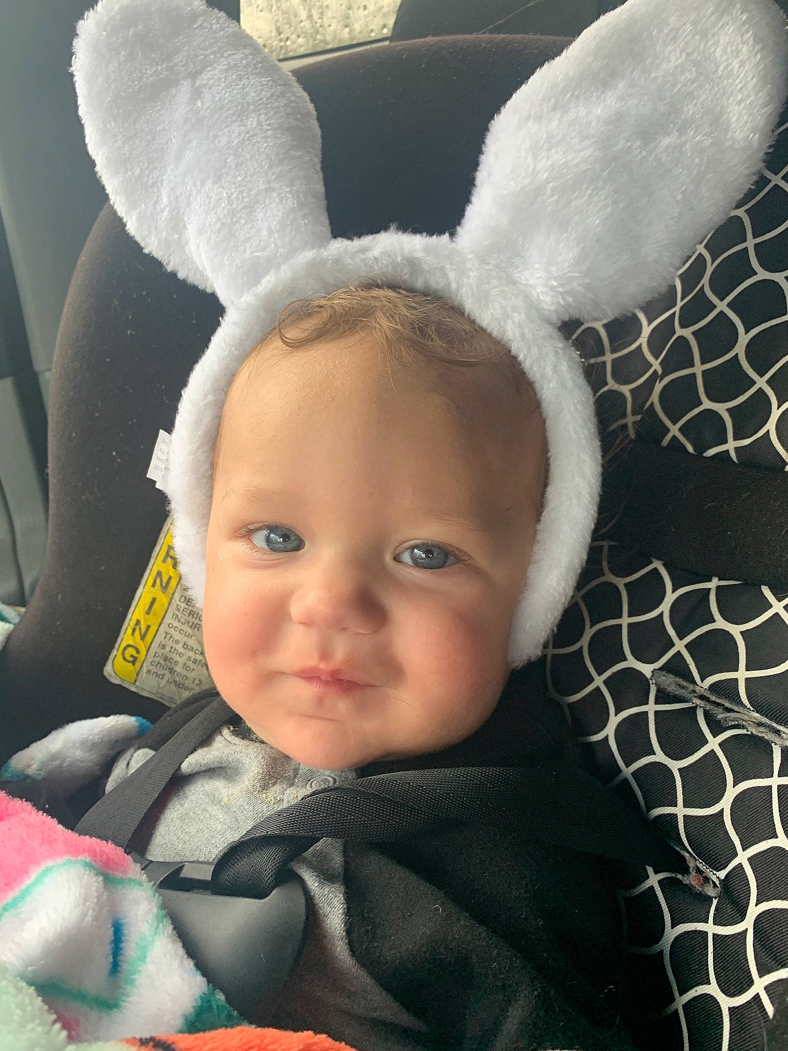Cason joined the competition — help win amazing prizes! baby, baby_toddler_clothing, black, child, comfort, eyebrow, finger, hair, happy, headgear, human_body, lip, nose, organ, outerwear, person, product, skin, textile, toddler