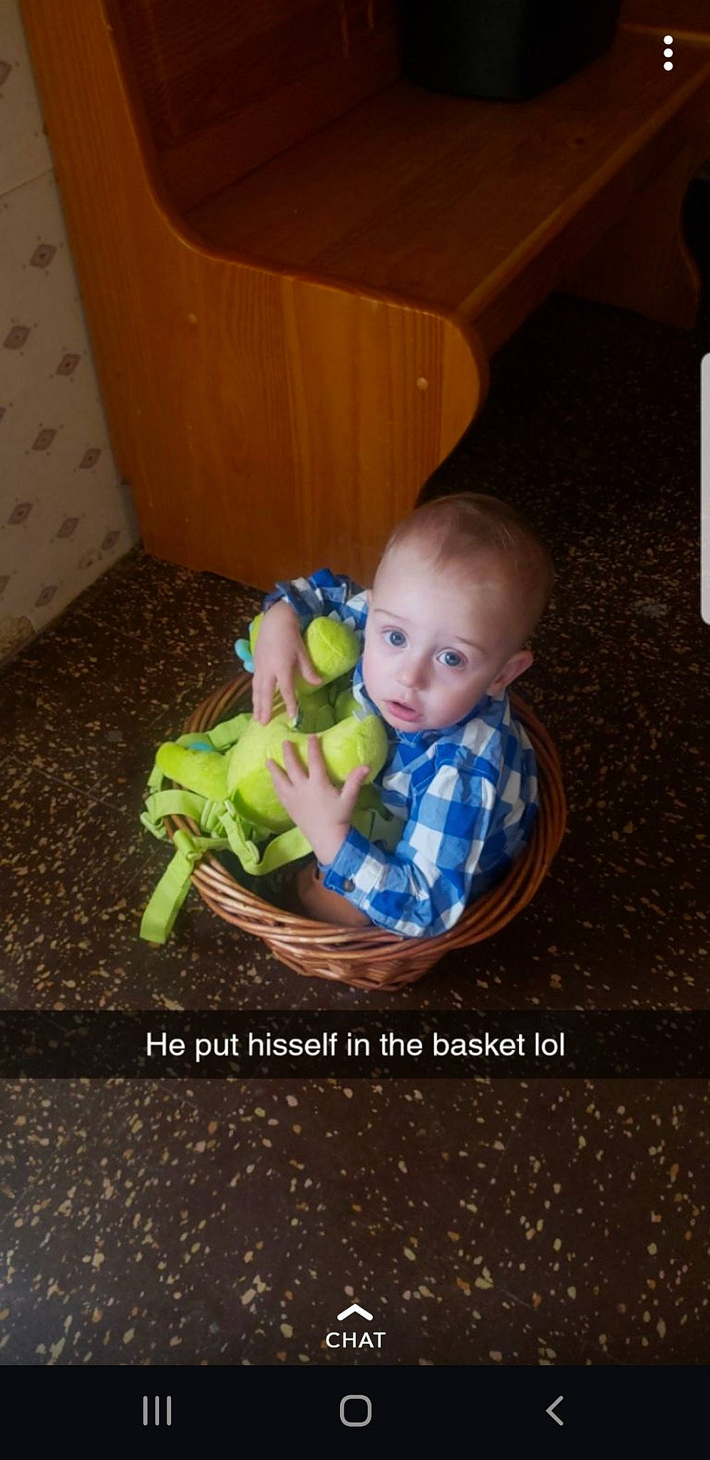 Ashtyn joined the competition — help win amazing prizes! baby, child, person, photo_caption, play, sitting, toddler, toy