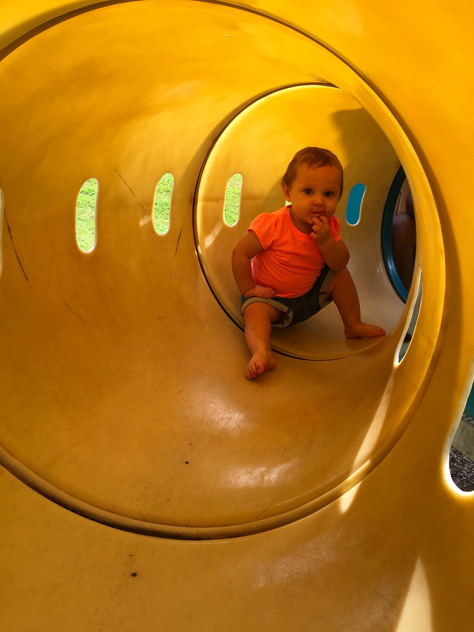 Everleigh joined the competition — help win amazing prizes! child, circle, fun, person, yellow