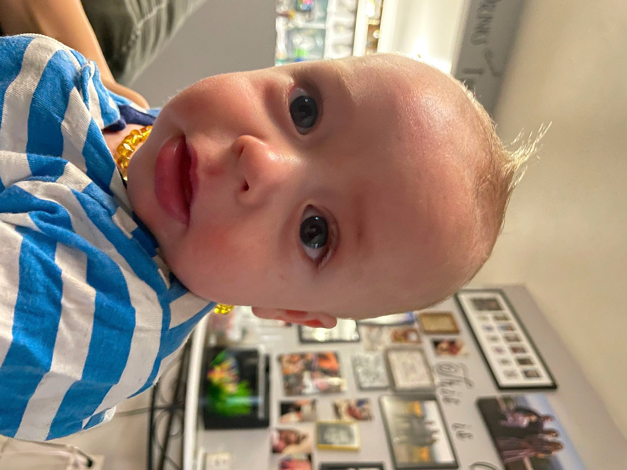 Cole is registered to the contest to win money with this photo: baby, cheek, chest, child, chin, ear, eye, eyebrow, eyelash, forehead, fun, iris, lip, mouth, neck, nose, person, skin, smile, throat