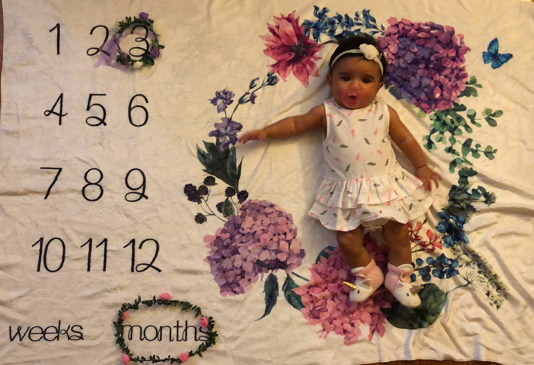 Farrah joined the competition — help win amazing prizes! child, flower, happy, illustration, lilac, person, petal, pink, plant, violet_family