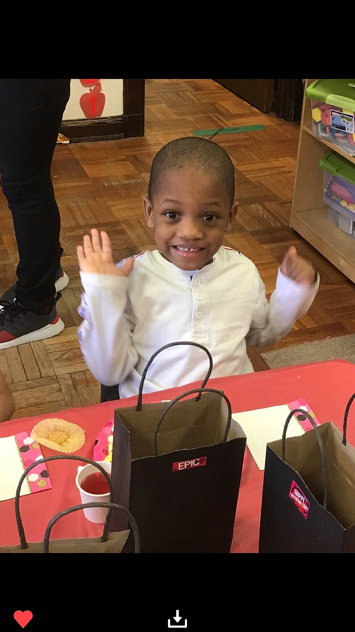 Torin joined the competition — help win amazing prizes! audio_equipment, baby, child, electronic_device, gadget, joy, person, play, technology, toddler