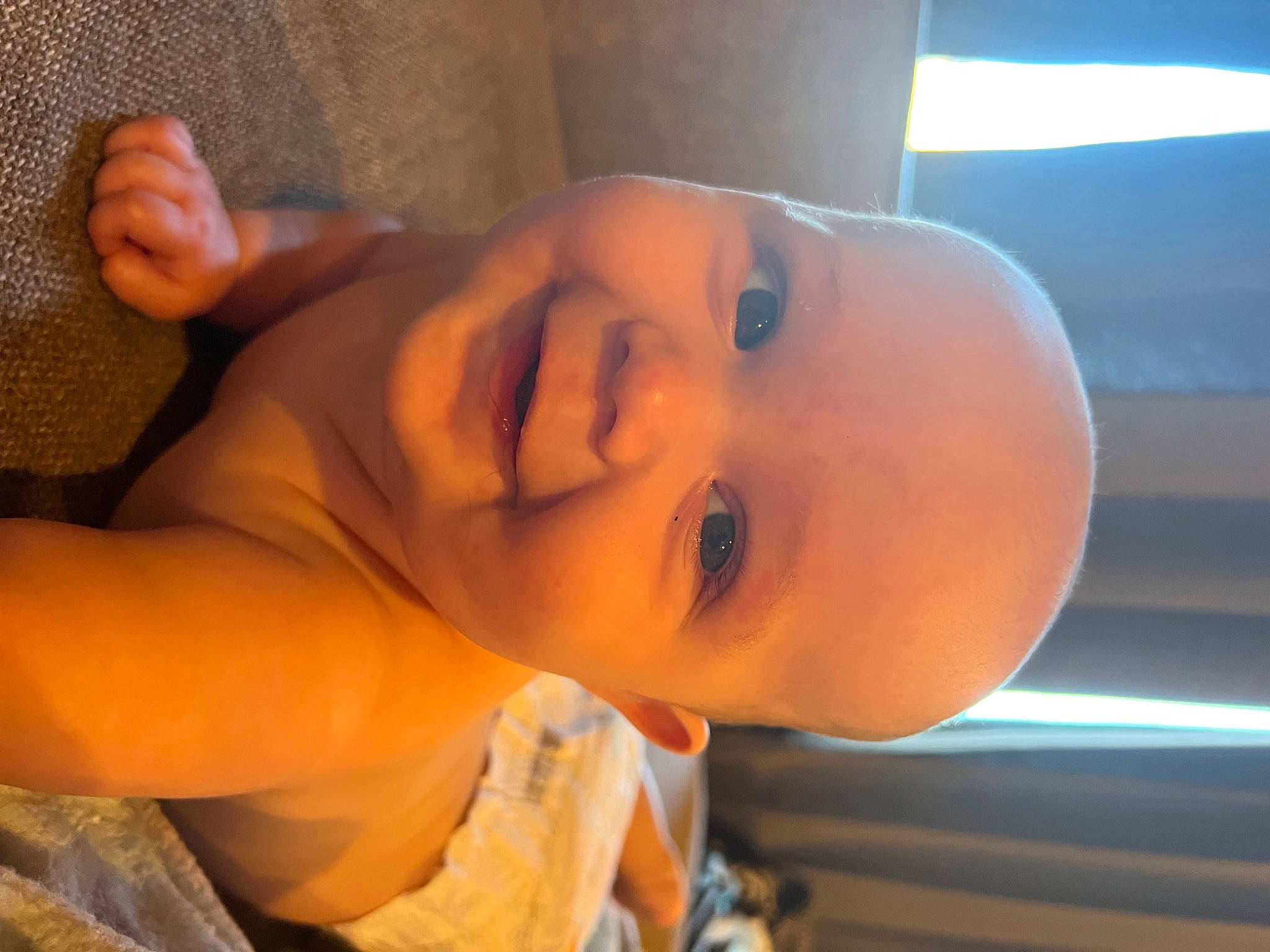Phoenix joined the competition — help win amazing prizes! baby, cheek, chest, ear, eyelash, finger, forehead, fun, happy, hat, jaw, joy, lip, mouth, nose, orange, person, skin, smile, toddler