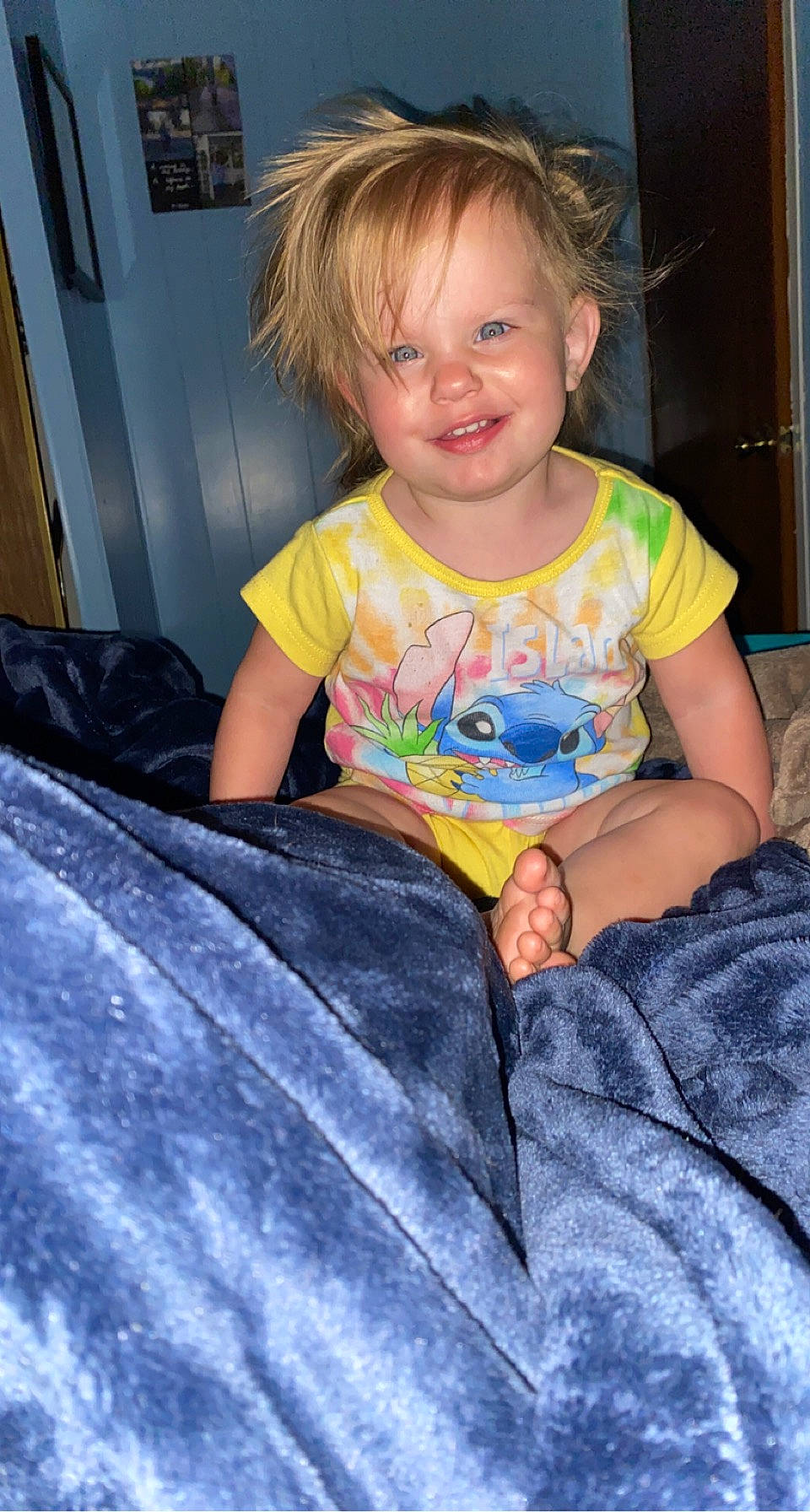 Aubriana is registered to the contest to win money with this photo: baby_toddler_clothing, cheek, child, comfort, eye, face, facial_expression, fun, hairstyle, happy, head, iris, joy, organ, people, person, skin, smile, standing, summer