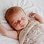 arm, baby, calm, closeup, cozy, cute, delicate, face, head, infant, lace, newborn, peaceful, portrait, relaxation, rest, skin, sleeping, soft_light, white_background