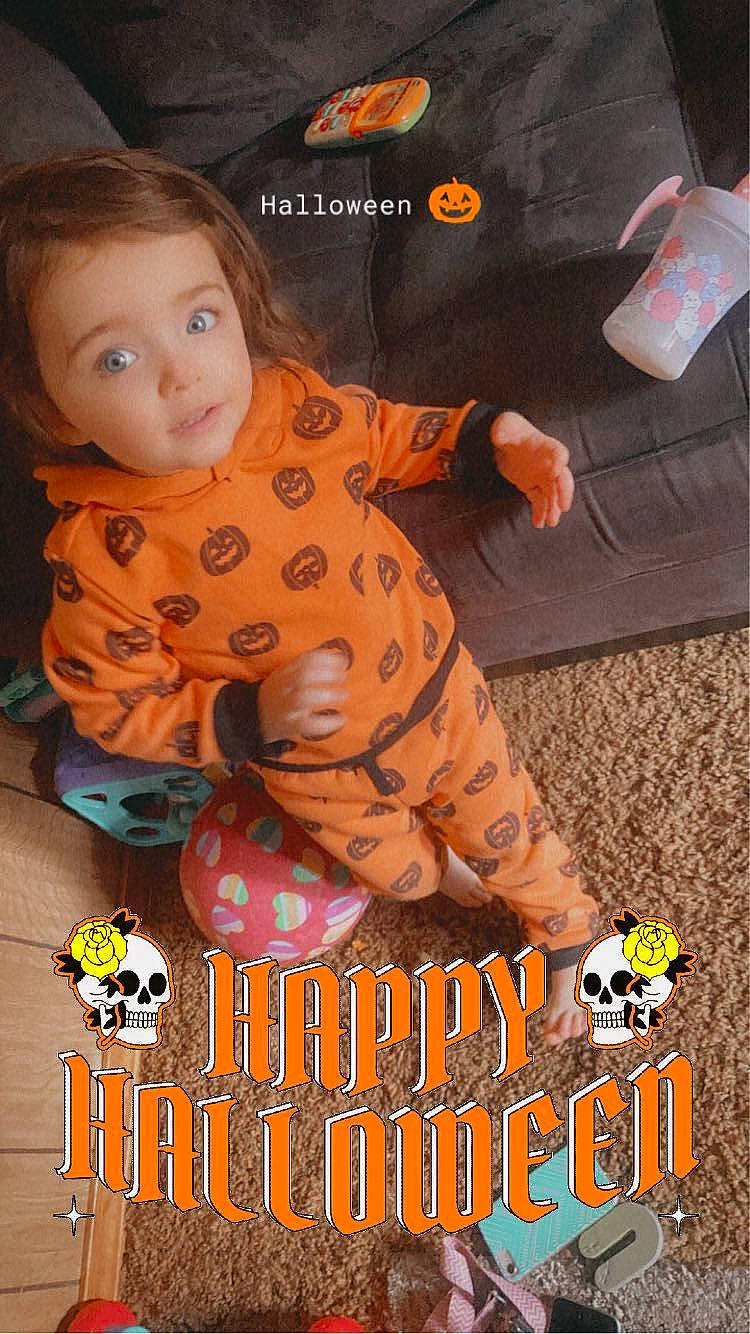Ashlyn joined the competition — help win amazing prizes! advertising, baby, baby_products, baby_toddler_clothing, child, fictional_character, flooring, font, fun, happy, logo, pattern, person, photo_caption, play, sleeve, smile, soil, toddler