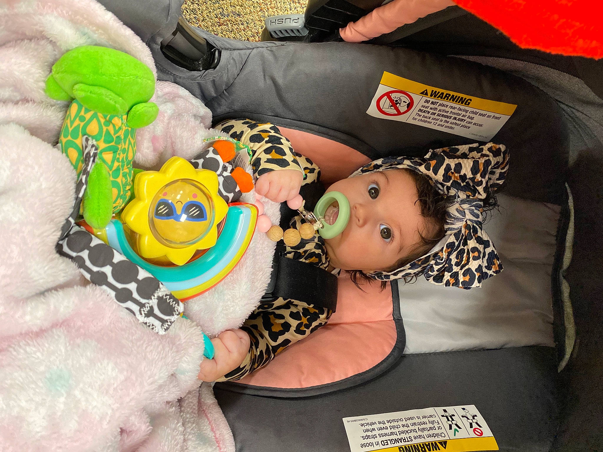 Carina joined the competition — help win amazing prizes! baby, baby_products, baby_sleeping, baby_toddler_clothing, child, comfort, event, head, headgear, jewellery, pattern, person, personal_protective_equipment, plush, room, stuffed_toy, textile, thigh, toddler, toy