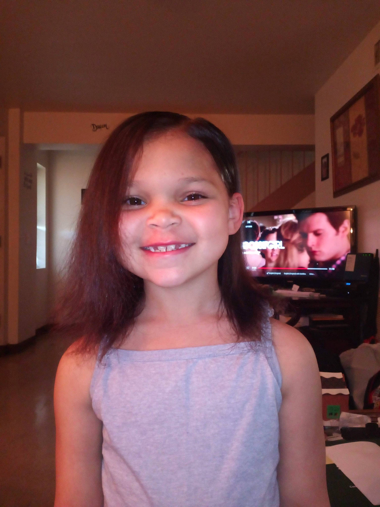 Elisha joined the competition — help win amazing prizes! brown_hair, chair, cheek, event, flash_photography, fun, hair, hairstyle, happy, human_body, iris, joint, joy, long_hair, magenta, person, picture_frame, shoulder, skin, smile