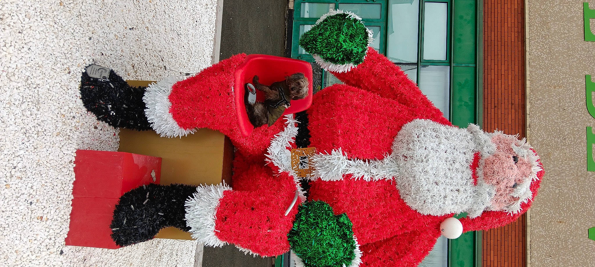 Kenza a rejoint le concours — aidez-le/la à gagner de superbes lots ! art, carmine, craft, creative_arts, crochet, fashion_accessory, fur, glove, green, pattern, plant, red, stuffed_toy, textile, thread, window, winter, wool, woolen, woven_fabric