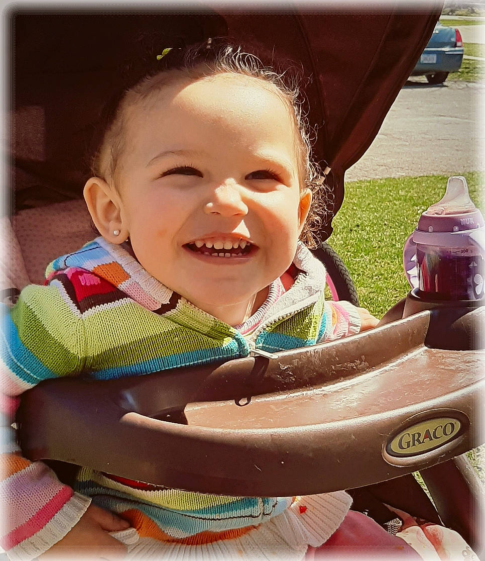 Lyrical is registered to the contest to win money with this photo: baby, cheek, child, eating, facial_expression, happy, joy, person, play, product, sitting, skin, smile, toddler