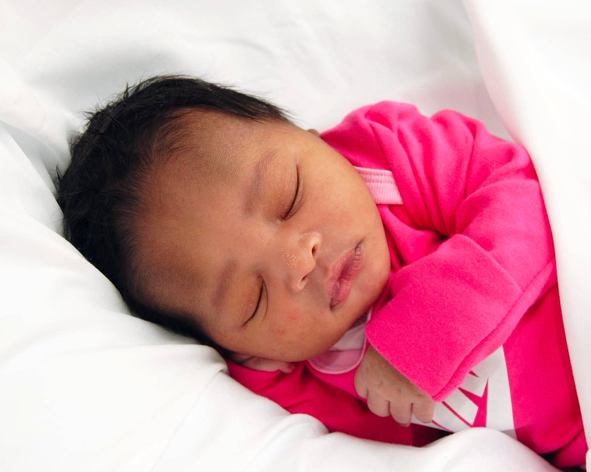 Neilani is registered to the contest to win money with this photo: baby, baby_sleeping, baby_toddler_clothing, bedding, bedtime, cheek, child, comfort, eyebrow, eyelash, finger, linens, lip, magenta, nap, nose, person, skin, sleeve, textile