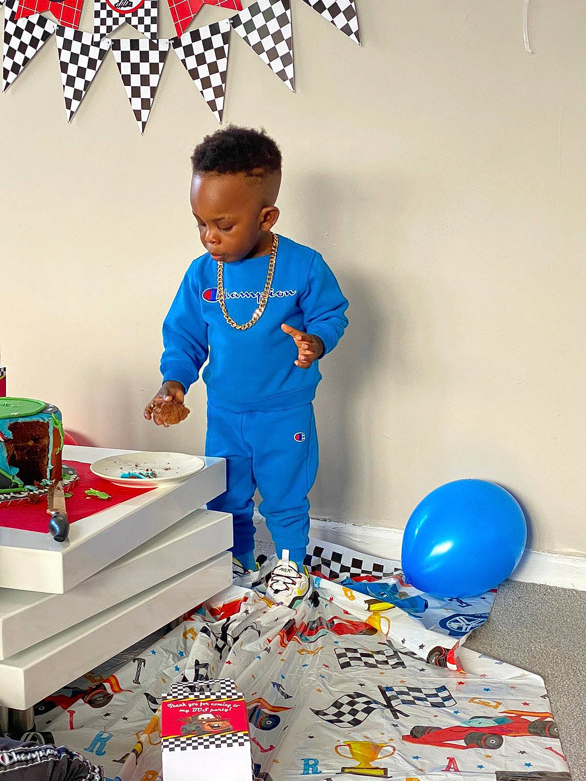 Xalvador is registered to the contest to win money with this photo: birthday, child, fictional_character, games, lego, party, person, play, red, toddler, toy