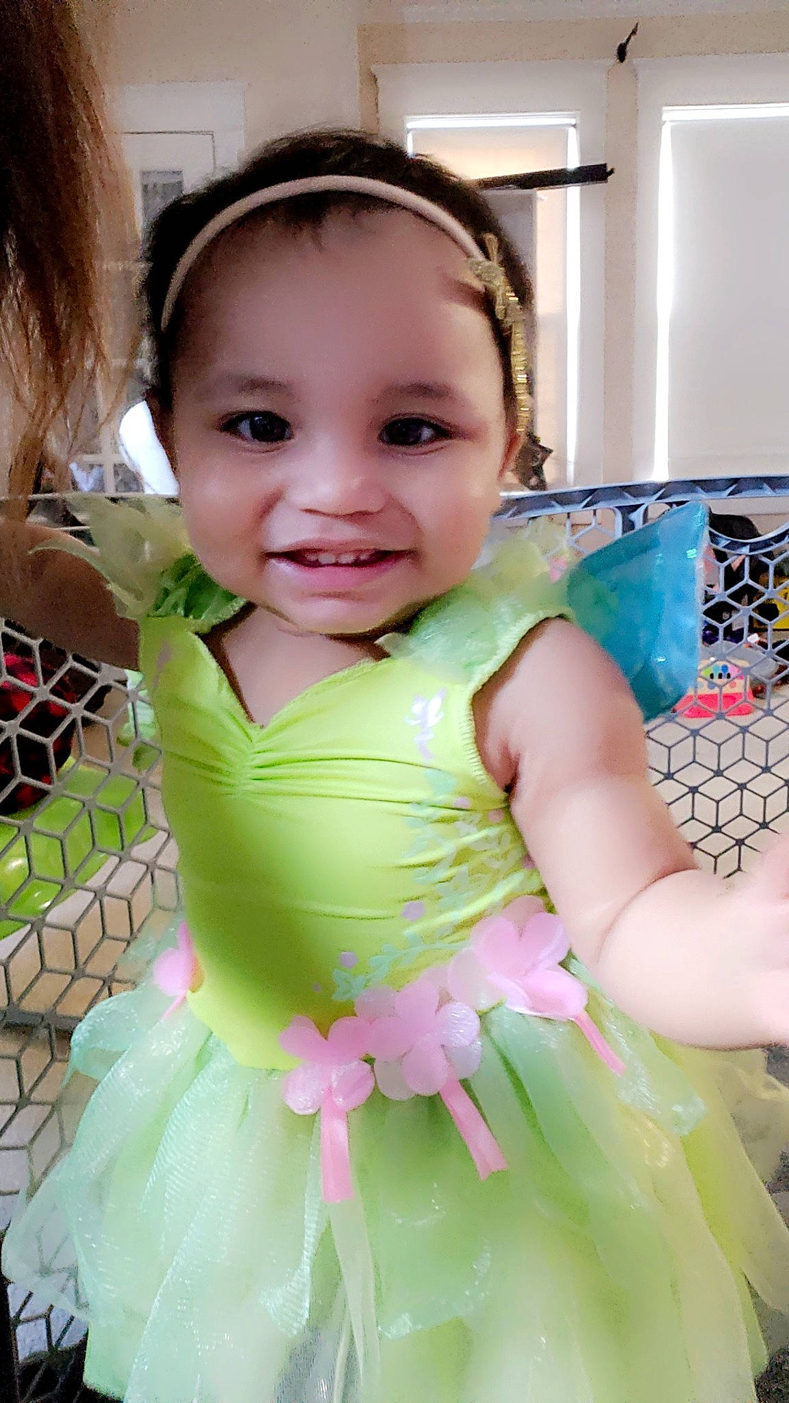 Amiliana is registered to the contest to win money with this photo: baby, baby_products, baby_toddler_clothing, child, day_dress, event, formal_wear, fun, happy, iris, joy, magenta, pattern, person, pink, product, skin, sleeve, smile, textile