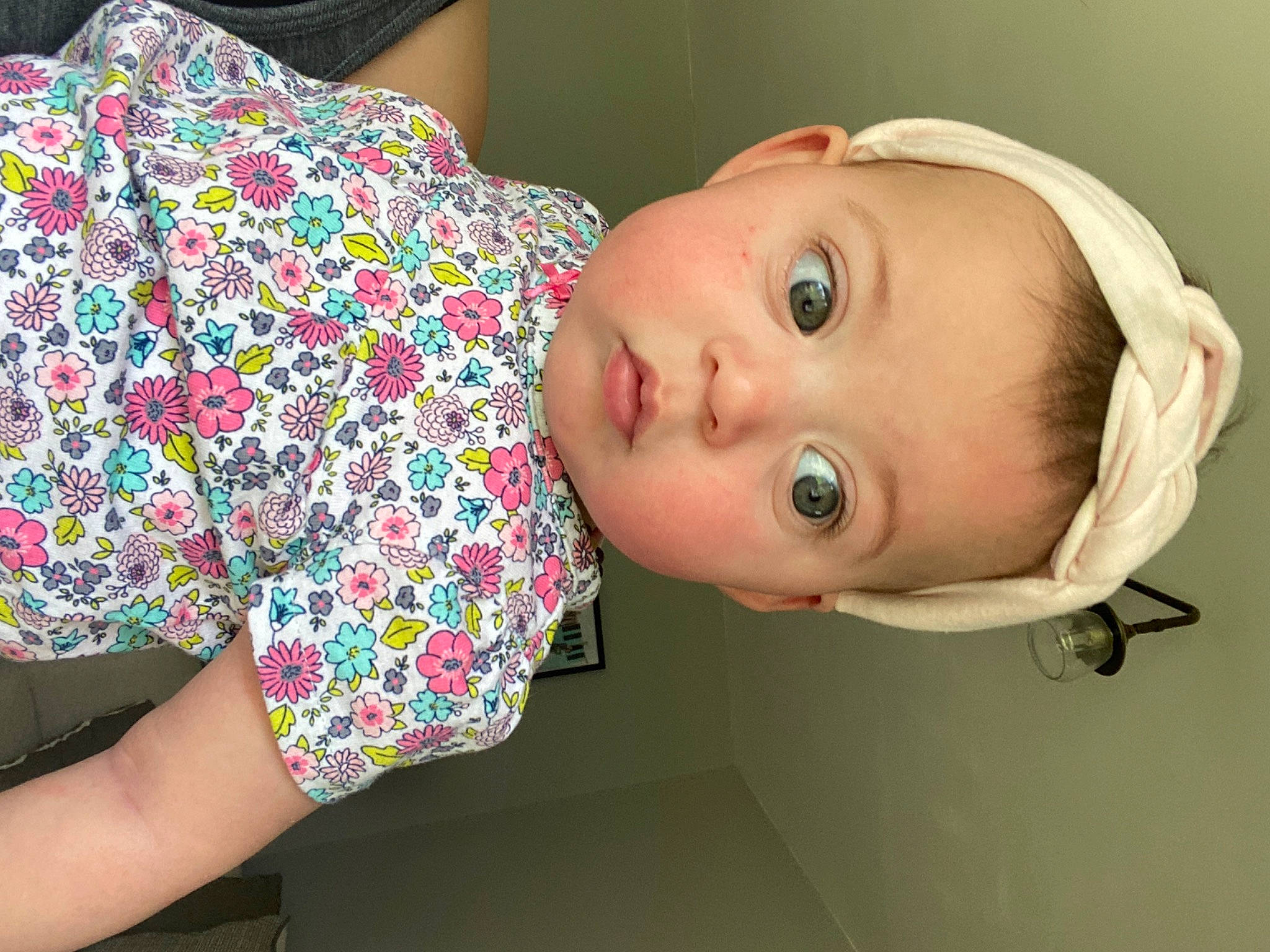 Mariana is registered to the contest to win money with this photo: arm, baby, cheek, child, chin, ear, head, headgear, lip, mouth, neck, nose, person, pink, skin, toddler