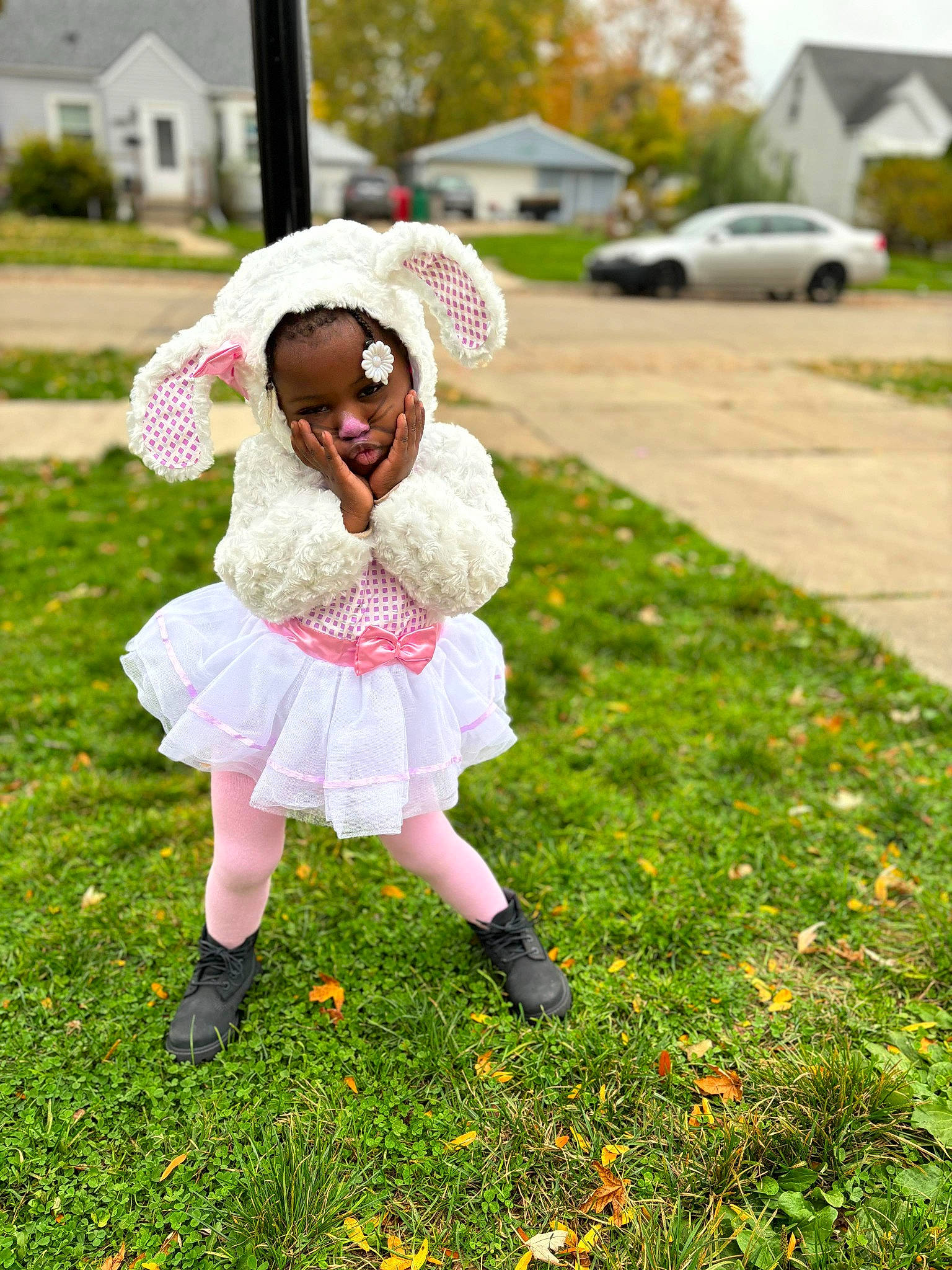 Alayah joined the competition — help win amazing prizes! annual_plant, child, dress, flower, fun, grass, grassland, groundcover, happy, lawn, pattern, people_in_nature, person, petal, plant, recreation, smile, sun_hat, toddler, tree