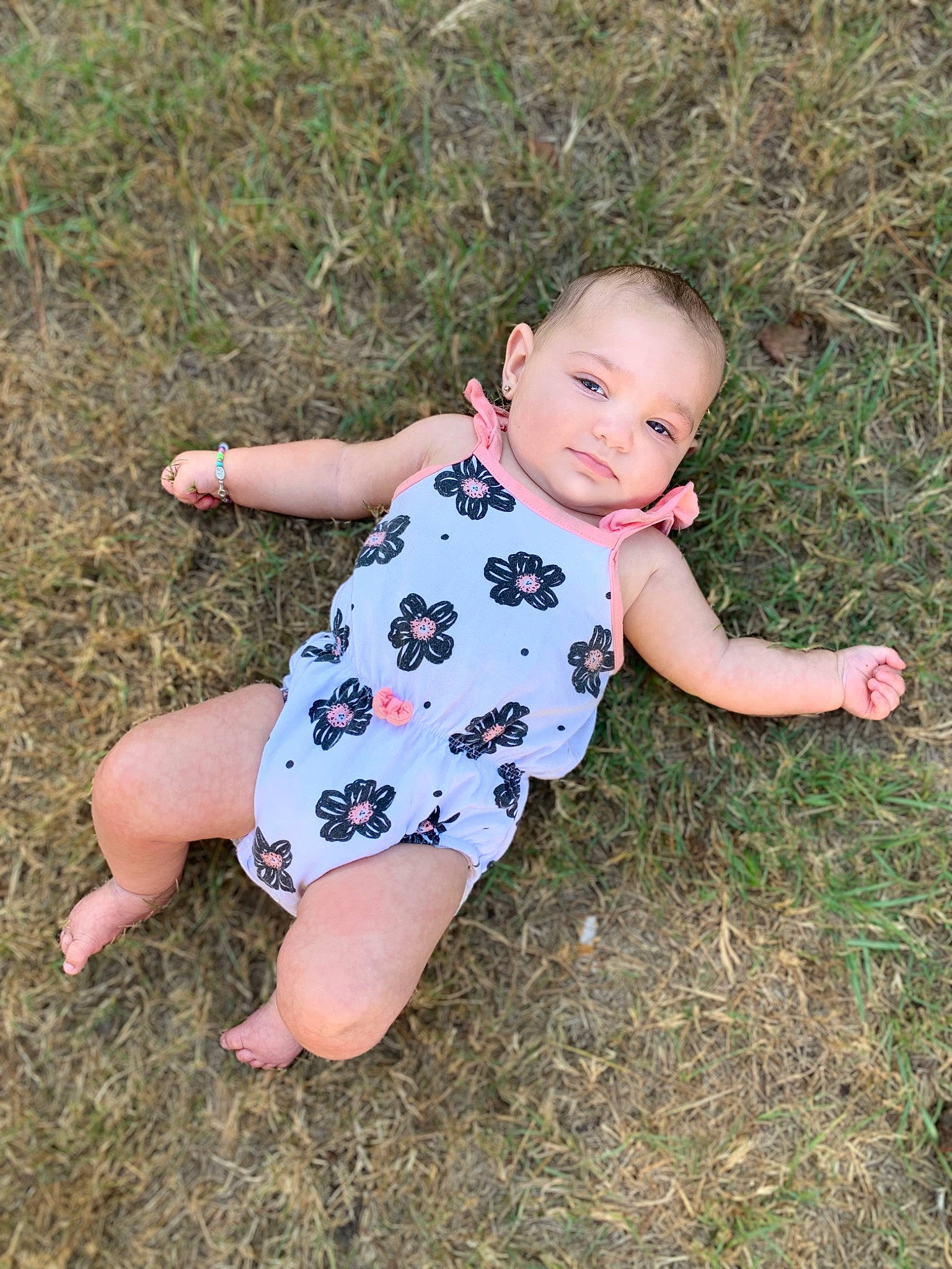 Kayleigh joined the competition — help win amazing prizes! baby, baby_toddler_clothing, barefoot, child, finger, foot, fun, grass, hand, happy, lawn, mammal, people_in_nature, person, plant, skin, sleeve, smile, thumb, toddler
