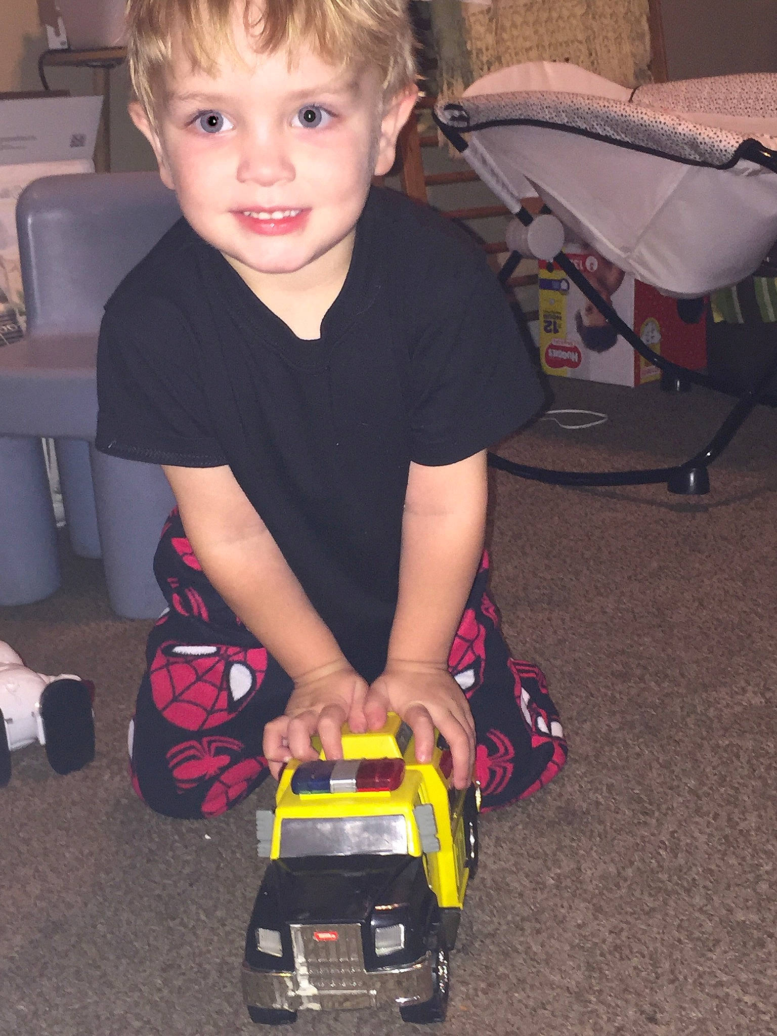 Kylar is registered to the contest to win money with this photo: baggage, child, joy, luggage_and_bags, person, play, product, toddler, toy