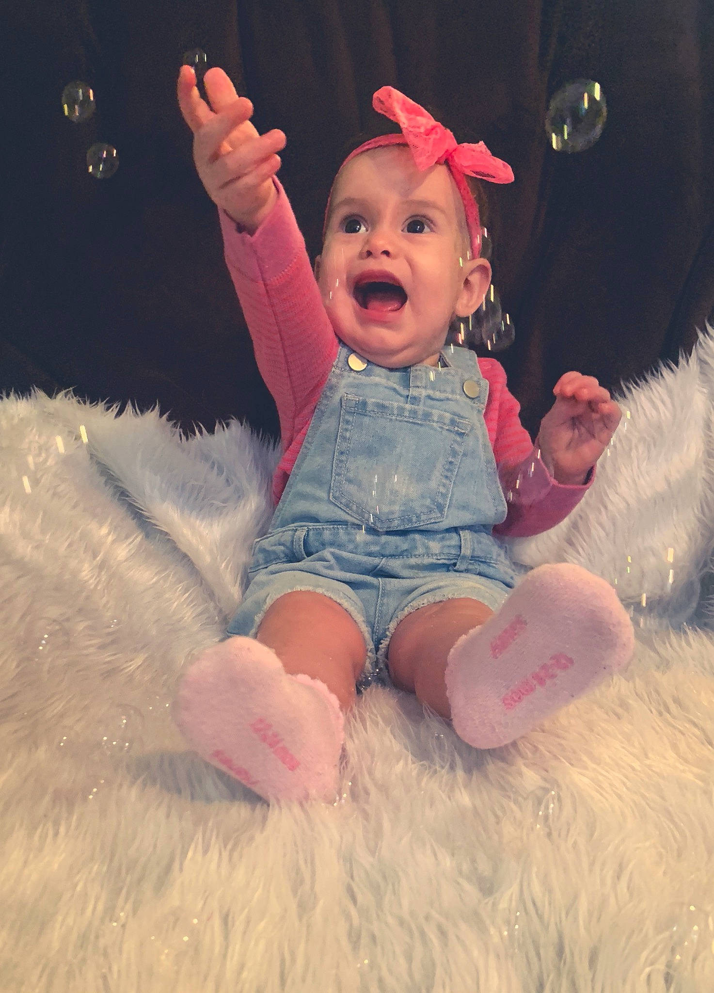 Aurelia joined the competition — help win amazing prizes! arm, baby, baby_toddler_clothing, barefoot, cap, child, costume_hat, finger, flash_photography, foot, fun, happy, headwear, human_body, leg, person, pink, skin, sleeve, smile