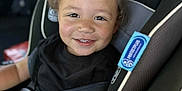 Malekhi joined the competition — help win amazing prizes! toddler, child, car_seat, graco, smiling, seat_belt, black_shirt, curly_hair, safety, car_interior, happy, portrait, young_child, baby, seatbelt_buckle, closeup, cute, child_safety, kid, travel